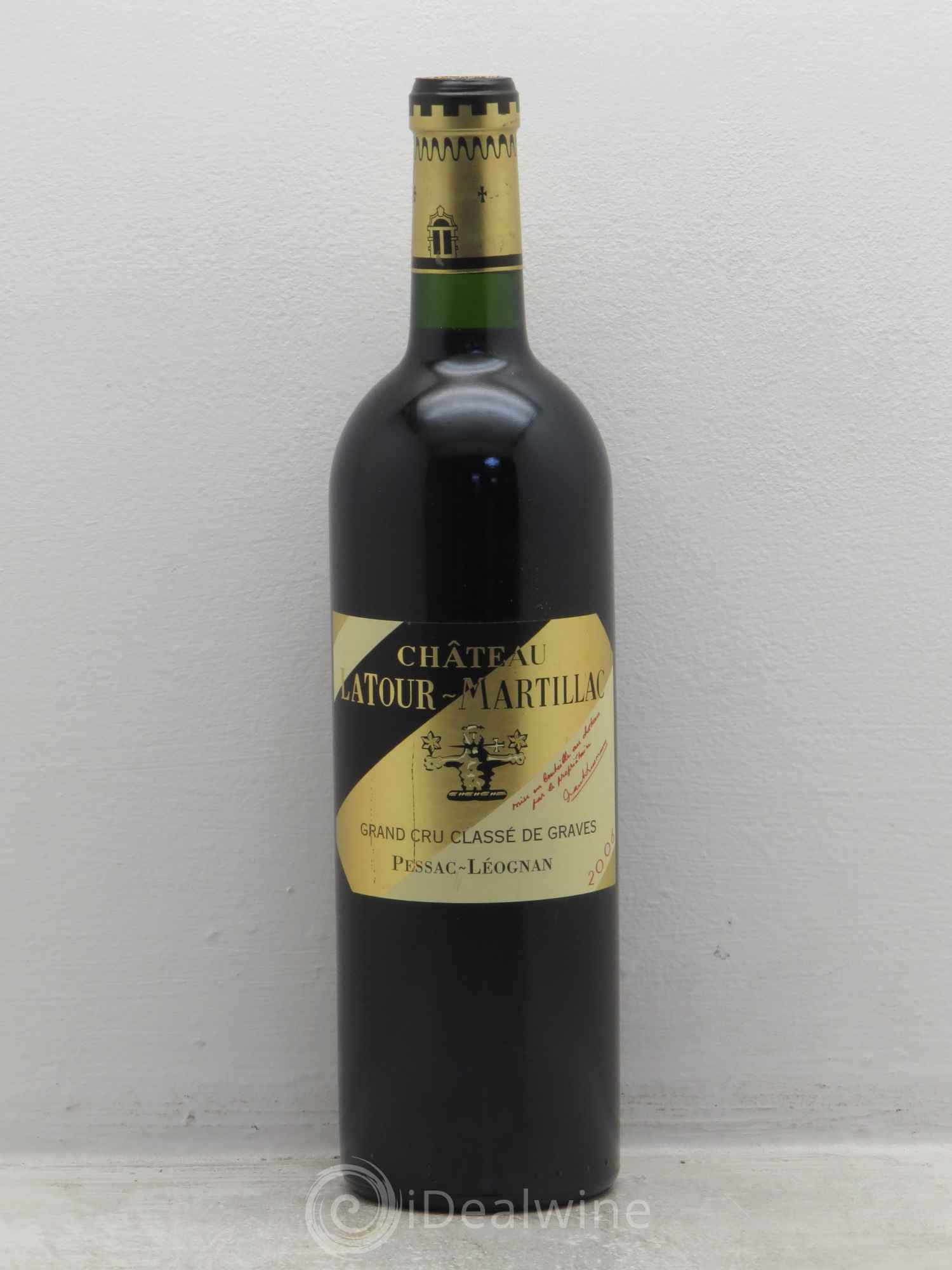 Château Latour-Martillac Cru Classé de Graves 2006 - Lot de 1 bouteille - 0