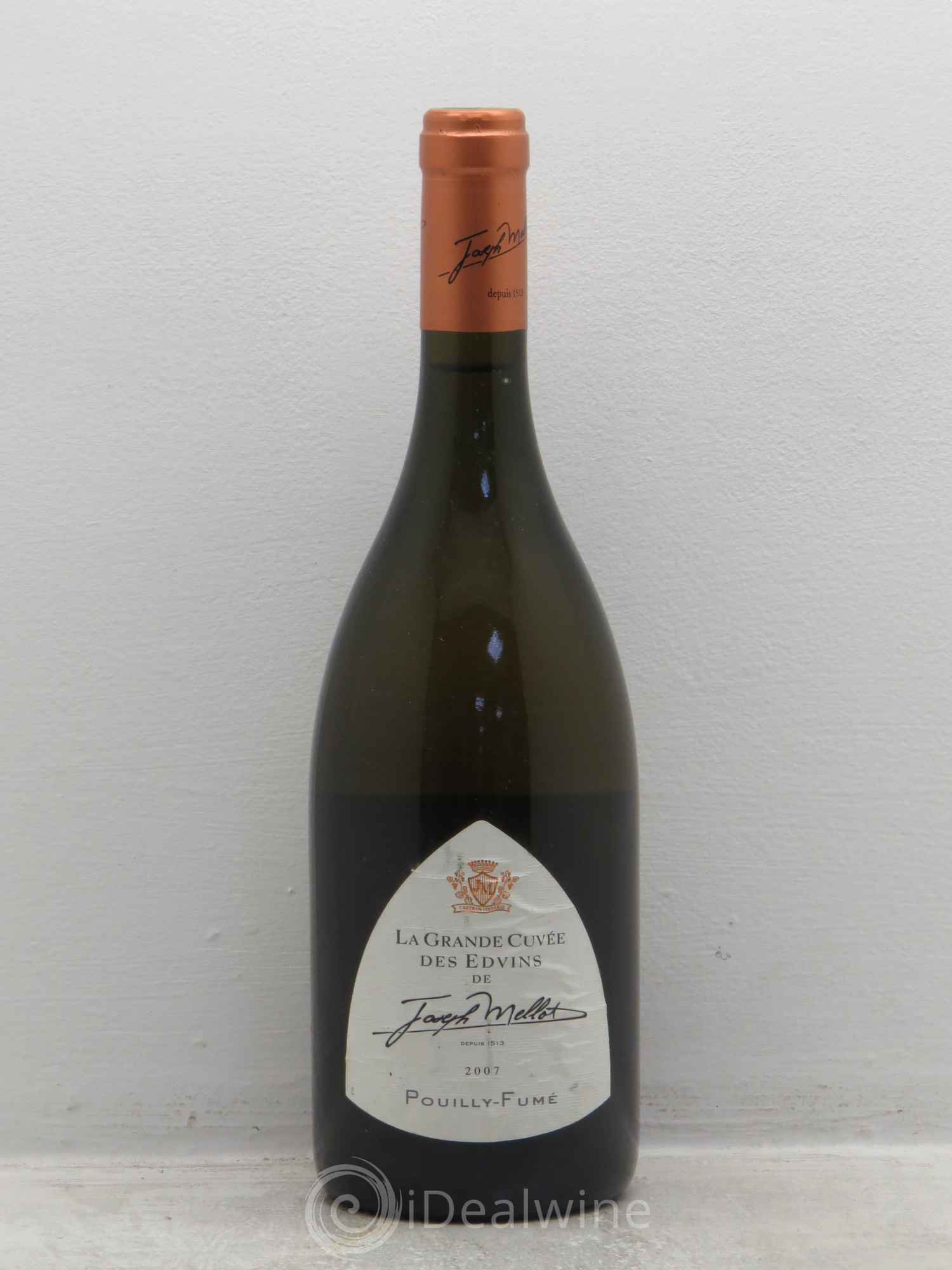 Pouilly-Fumé grande cuvée des edvins Joseph Mellot 2007 - Posten von 1 Flasche - 0