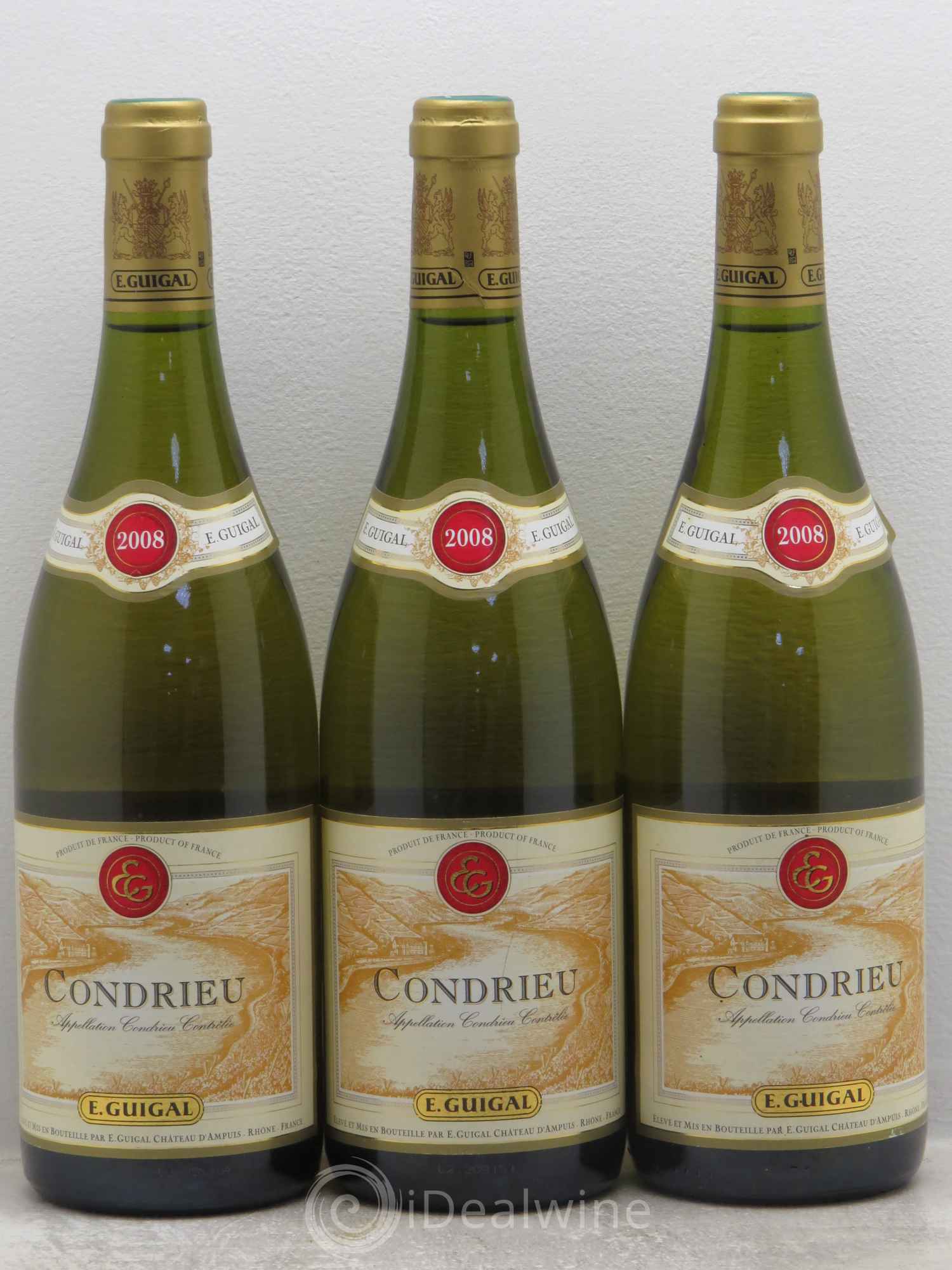 Condrieu Guigal 2008 - Lot de 3 bouteilles - 0