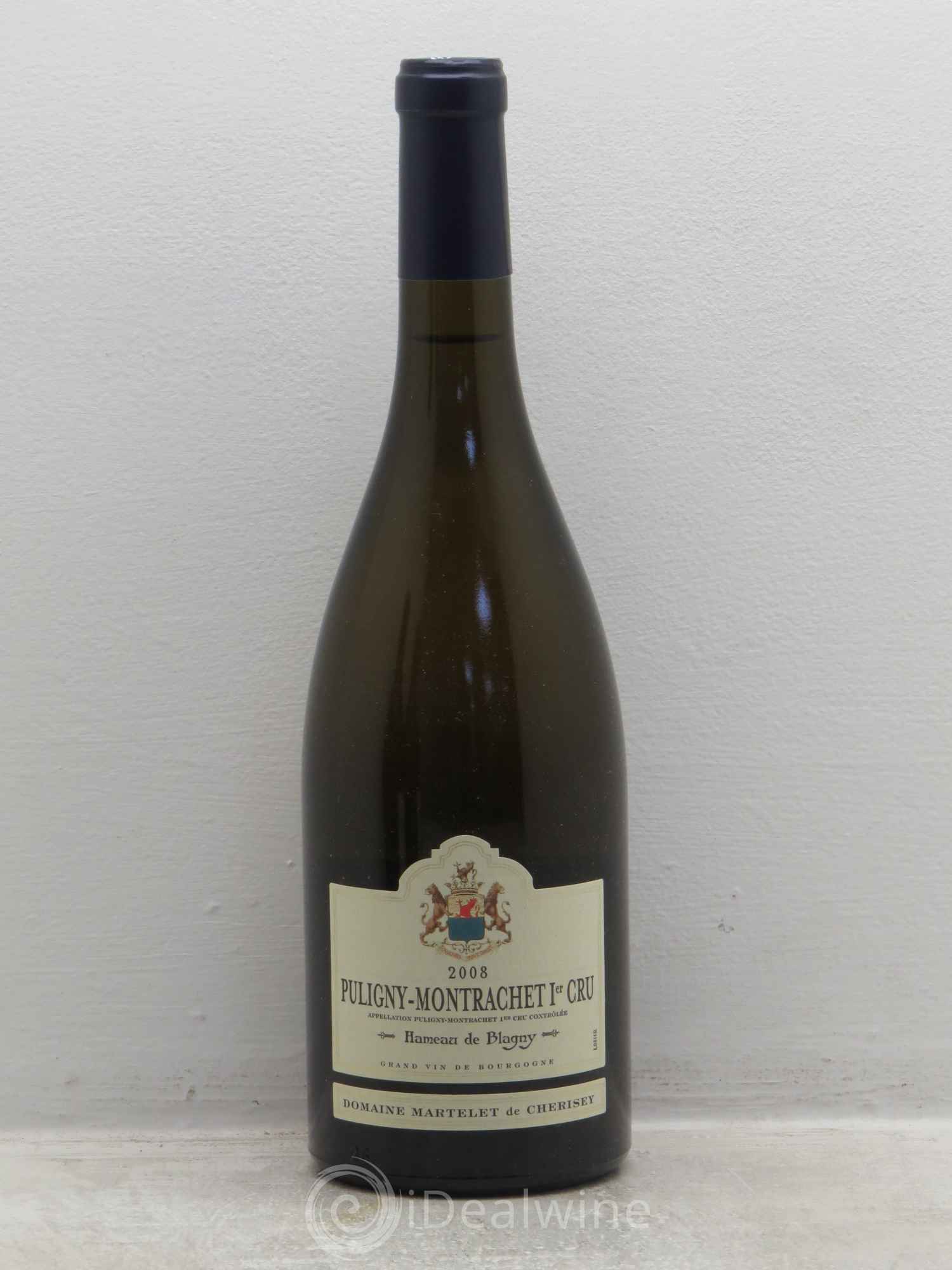Puligny-Montrachet 1er Cru Hameau de blagny domaine martelet de cherisey 2008 - Posten von 6 Flaschen - 0