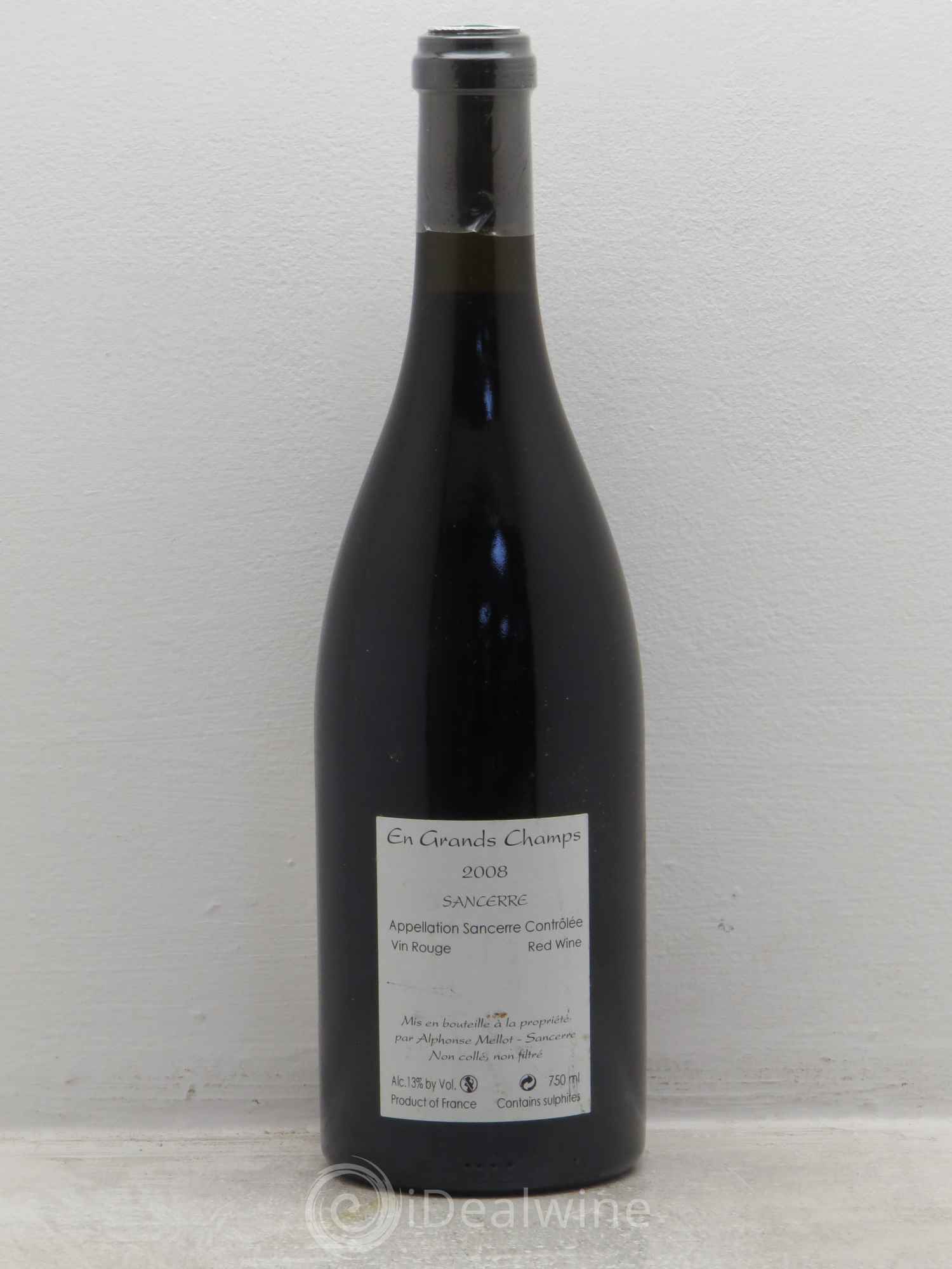 Sancerre En Grands Champs Alphonse Mellot 2008 - Lot de 1 bouteille - 1