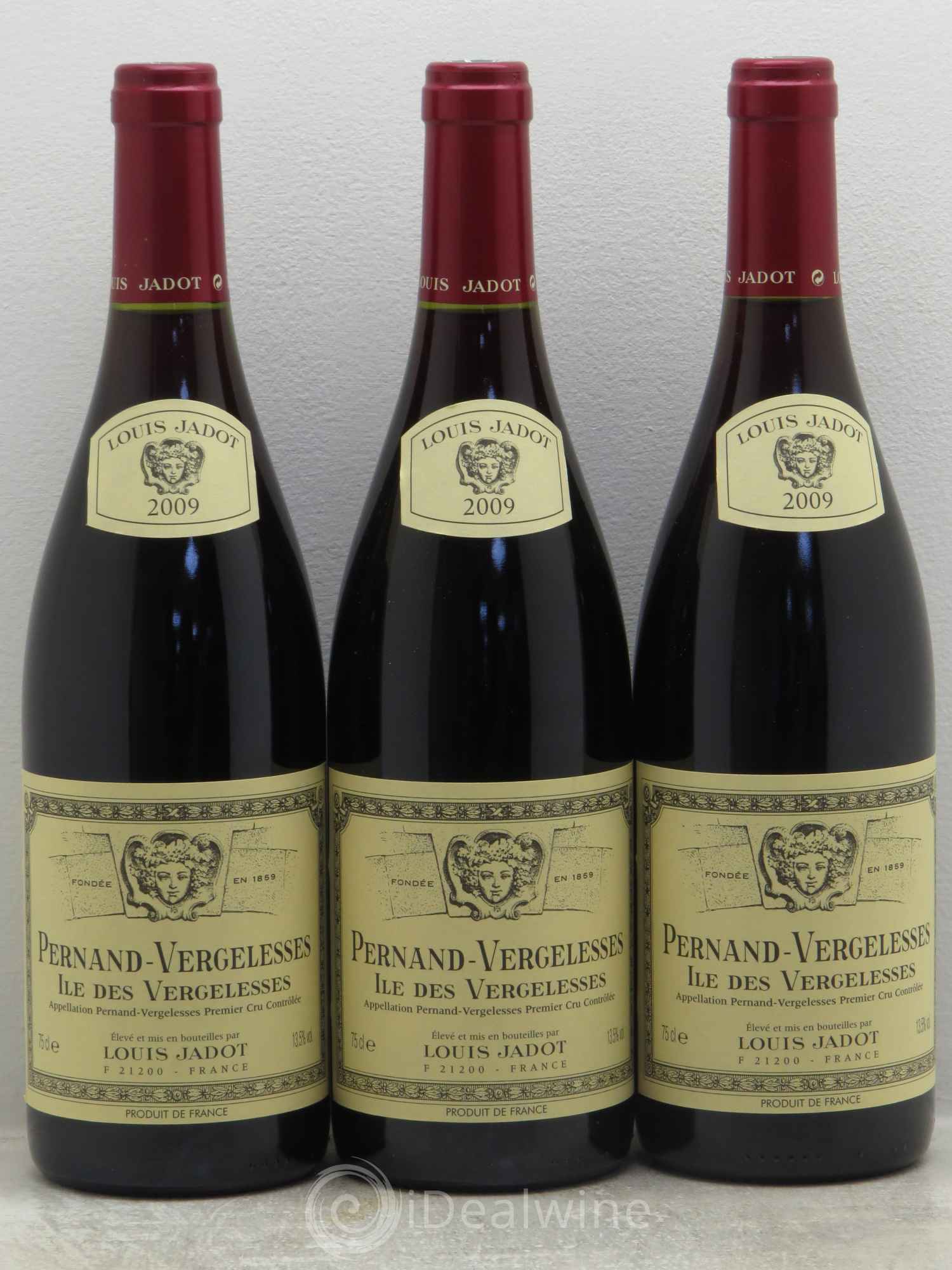 Pernand-Vergelesses 1er Cru louis jadot 2009 - Posten von 3 Flaschen - 0