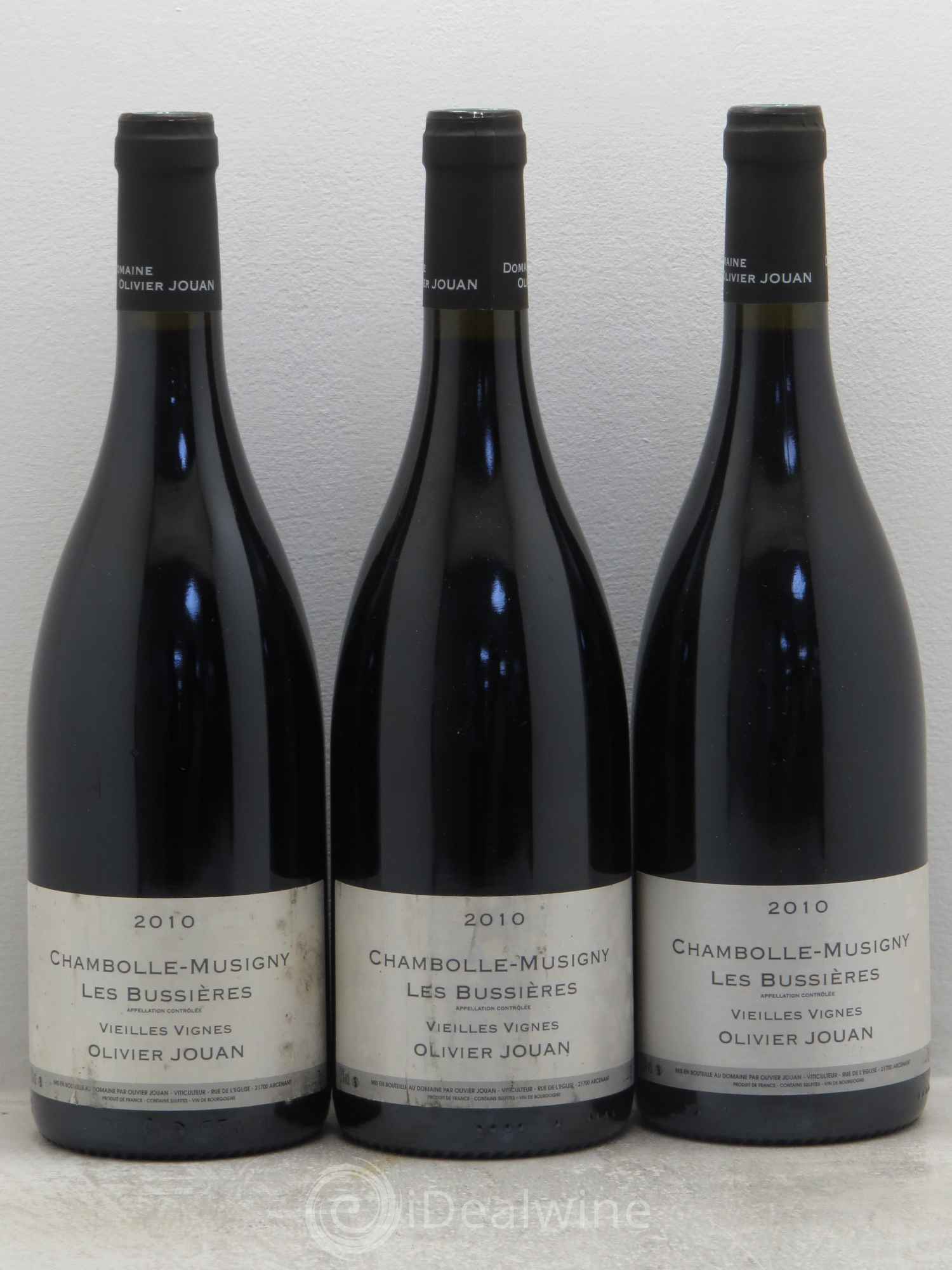 Chambolle-Musigny les bussières vv jouan 2010 - Posten von 3 Flaschen - 0