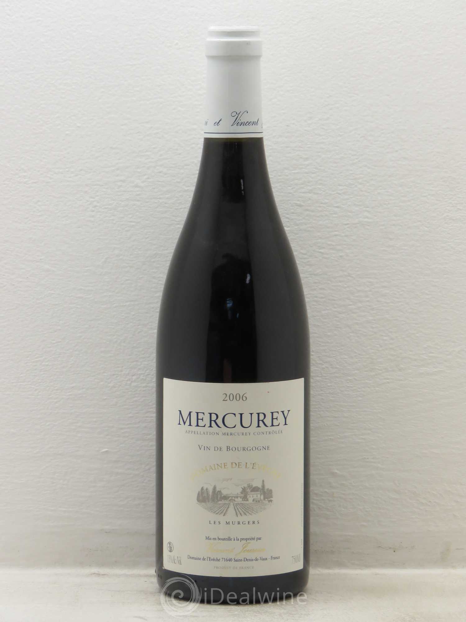 Mercurey Domaine de l'Eveché Les Murgers Vincent Joussier 2006 - Posten von 1 Flasche - 0
