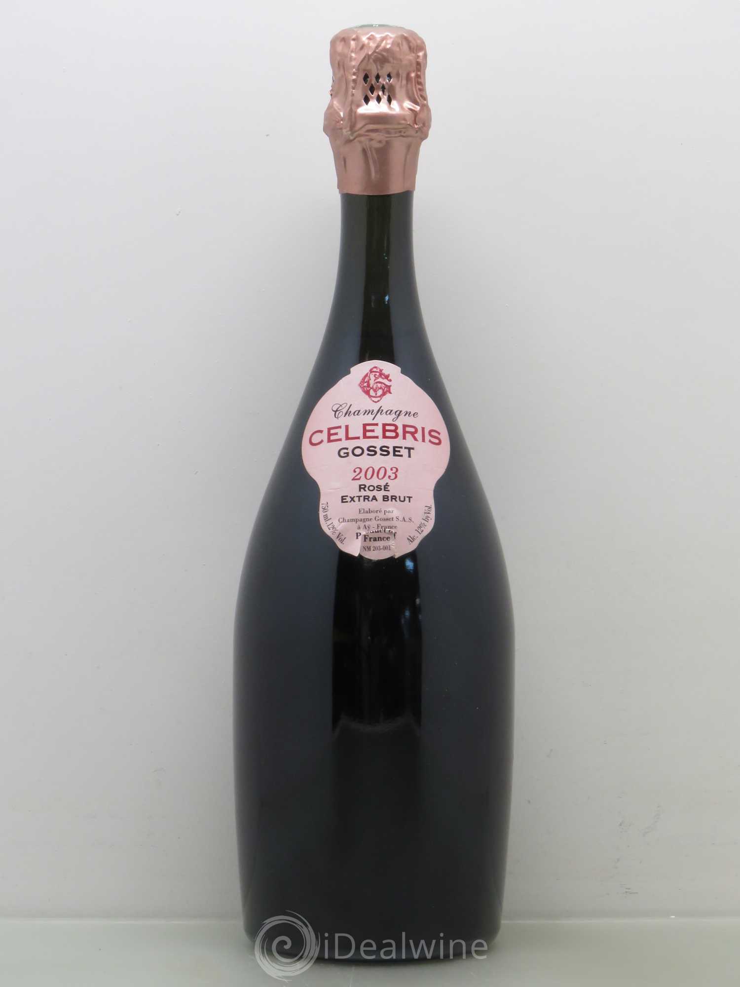 Champagne - Gosset Cuvée Celibris (sans prix de réserve) 2003 - Posten von 1 Flasche - 0