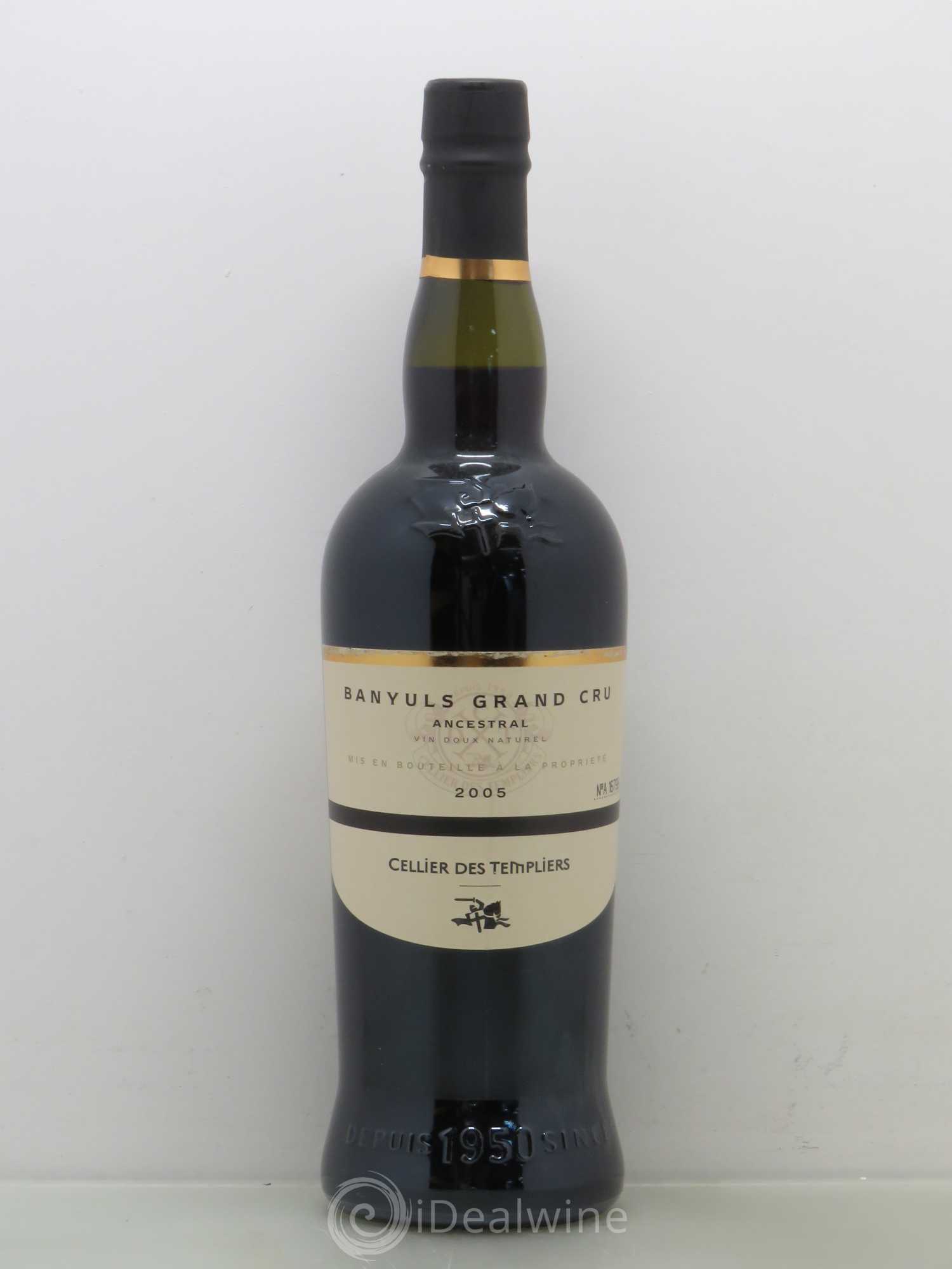 Banyuls Ancestral Cellier des Templiers (sans prix de réserve) 2005 - Posten von 1 Flasche - 0