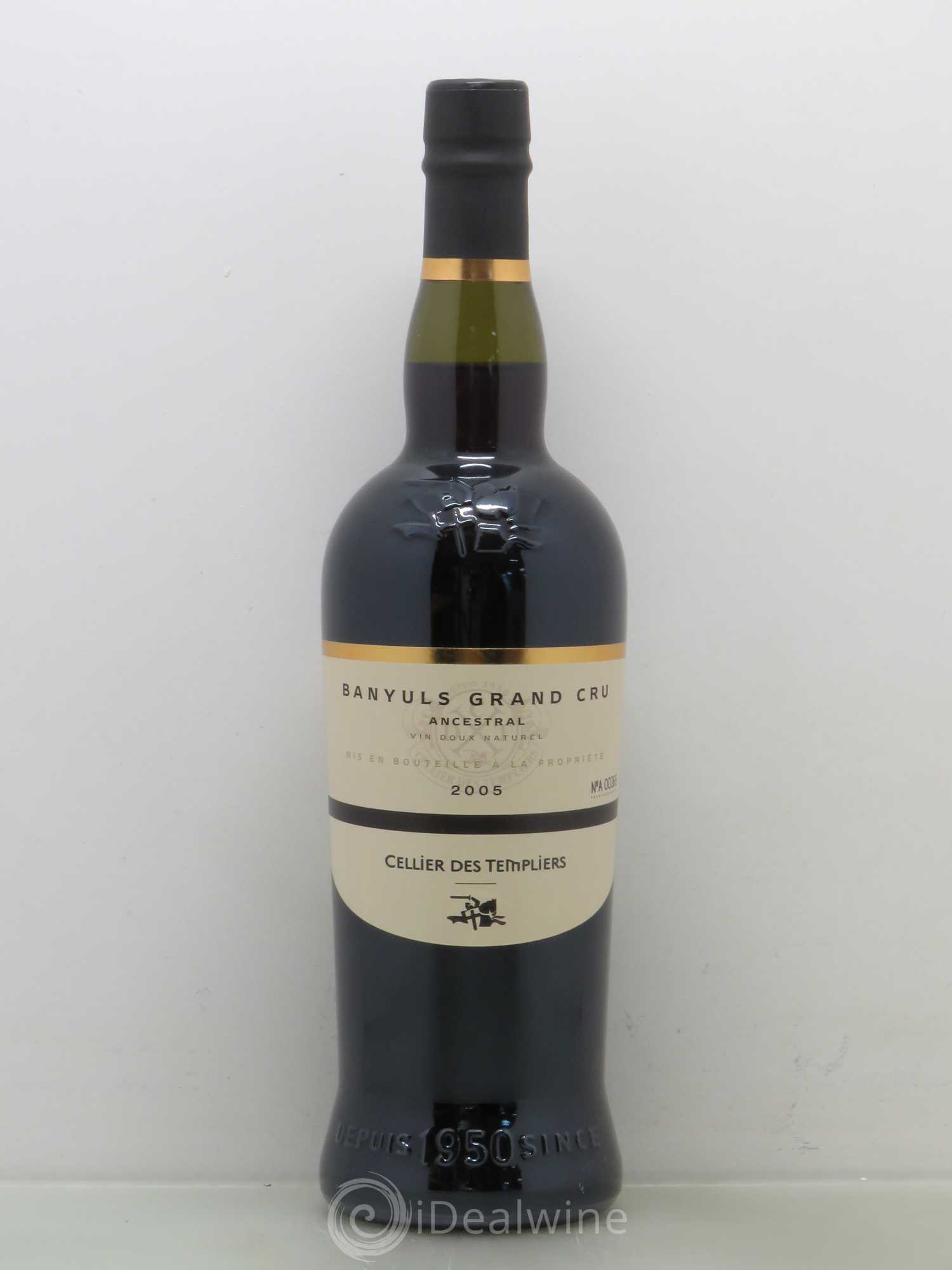 Banyuls Ancestral Cellier des Templiers 2005 - Posten von 1 Flasche - 0