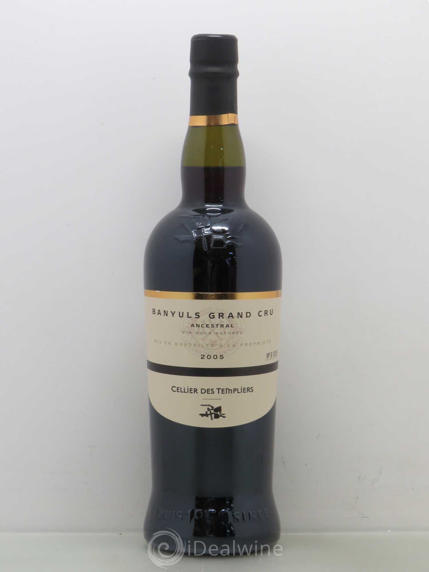 Banyuls Ancestral Cellier des Templiers (sans prix de réserve) 2005 - Posten von 1 Flasche - 0
