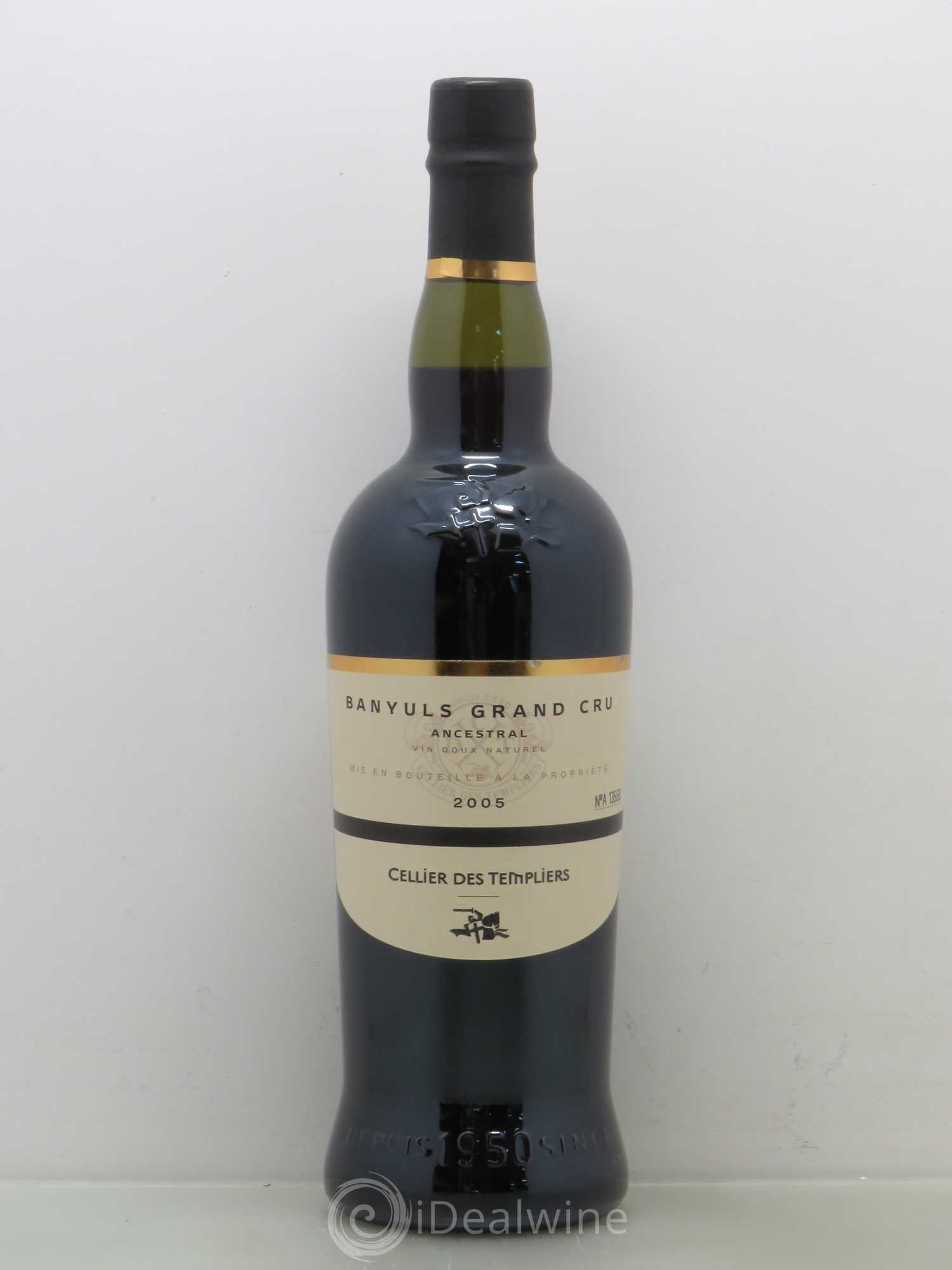 Banyuls Ancestral Cellier des Templiers (sans prix de réserve) 2005 - Posten von 1 Flasche - 0