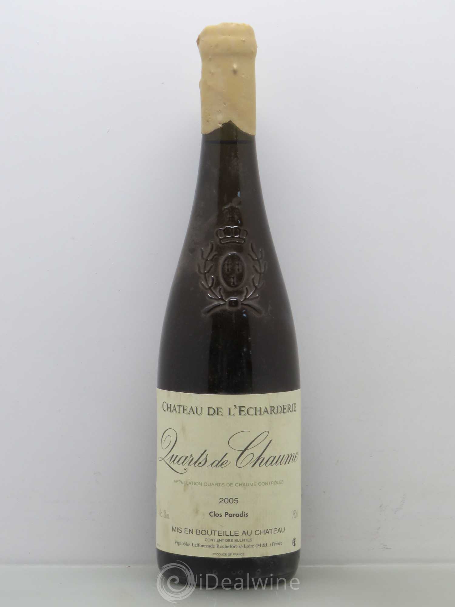 Quarts de Chaume Clos Paradis Château de l'Echarderie 2005 - Lotto di 1 bottiglia - 0