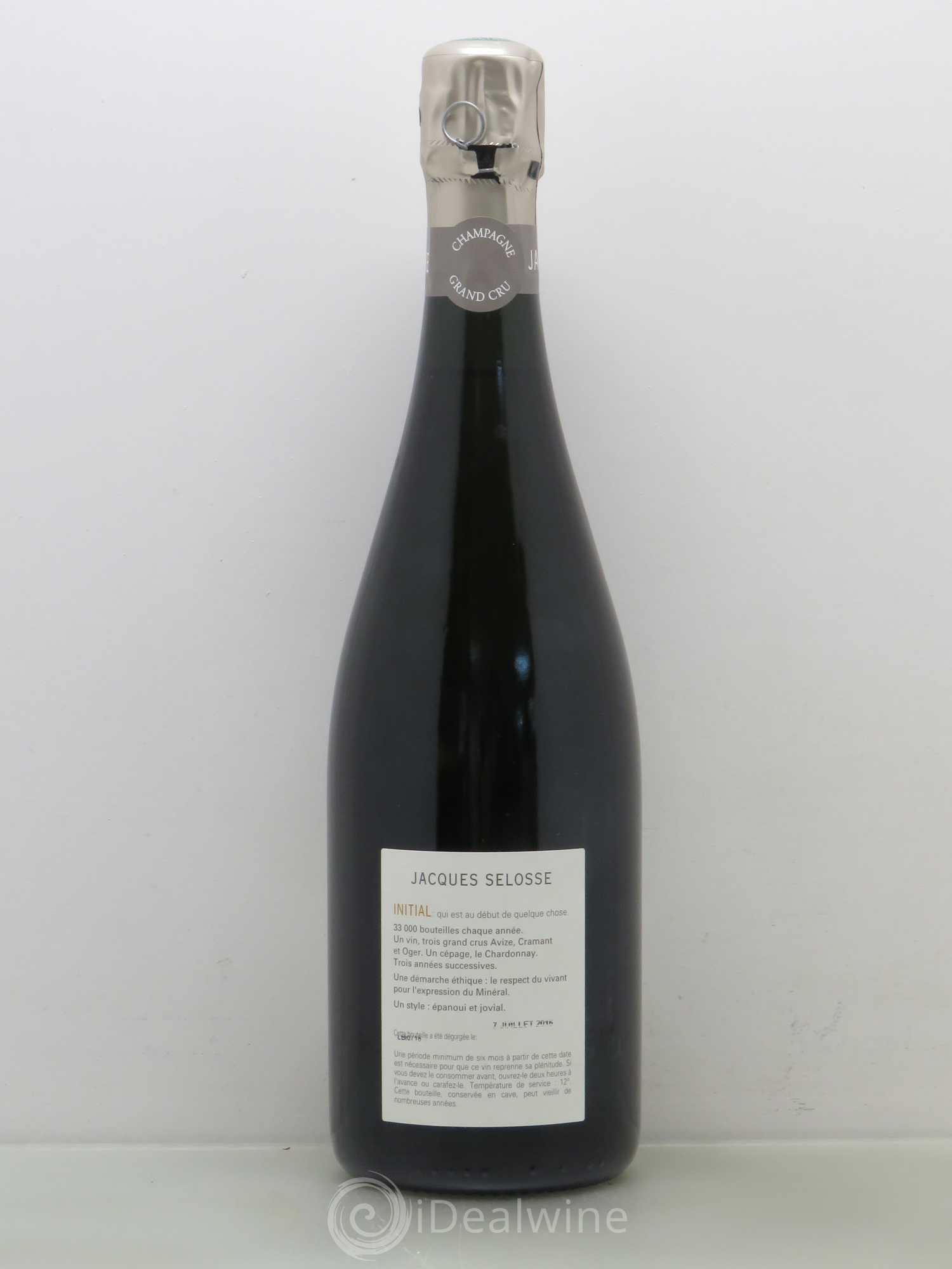 Initial Brut Jacques Selosse - Lot de 1 bouteille - 1