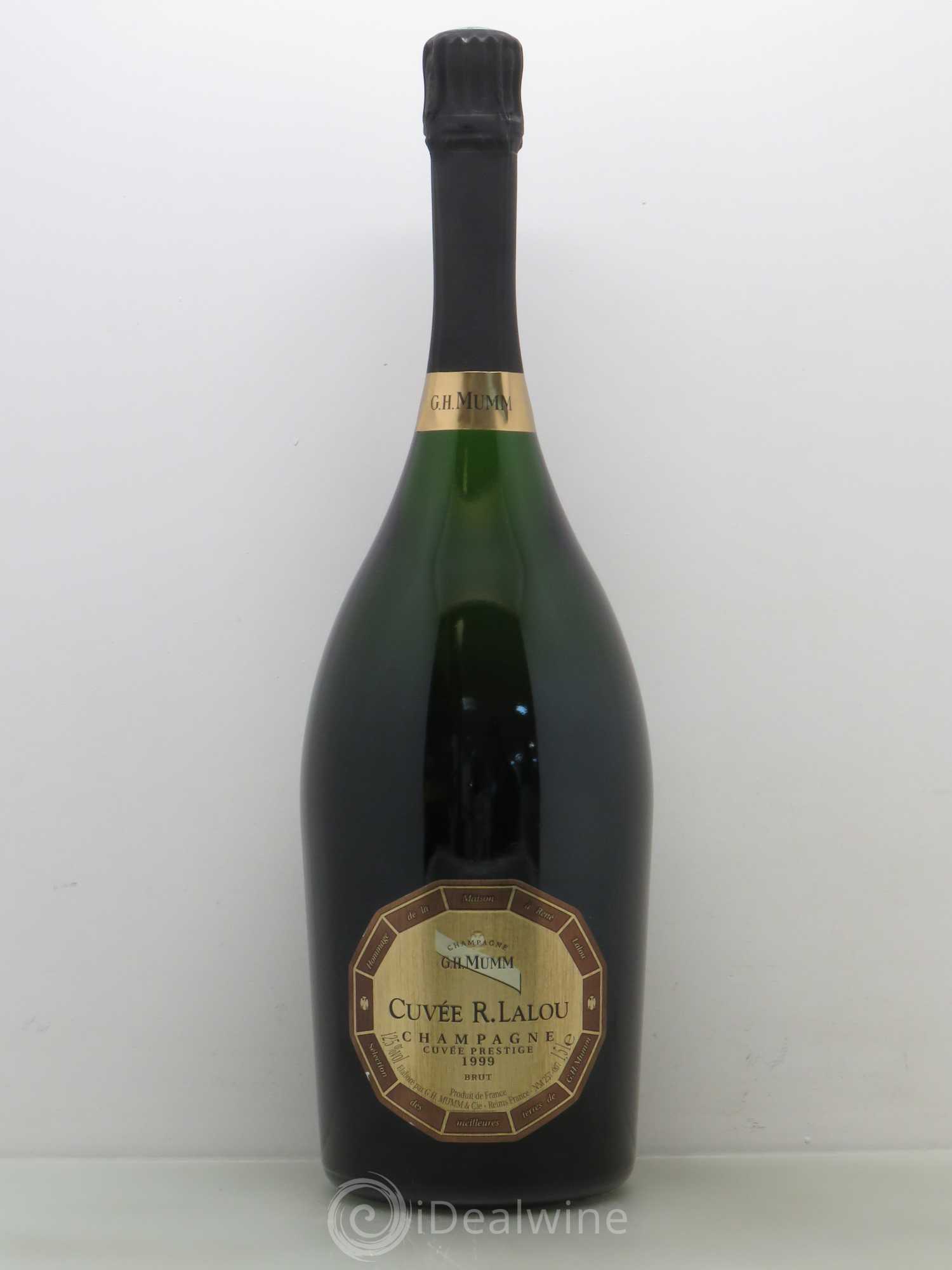 René Lalou Mumm 1999 - Posten von 1 Magnum - 0