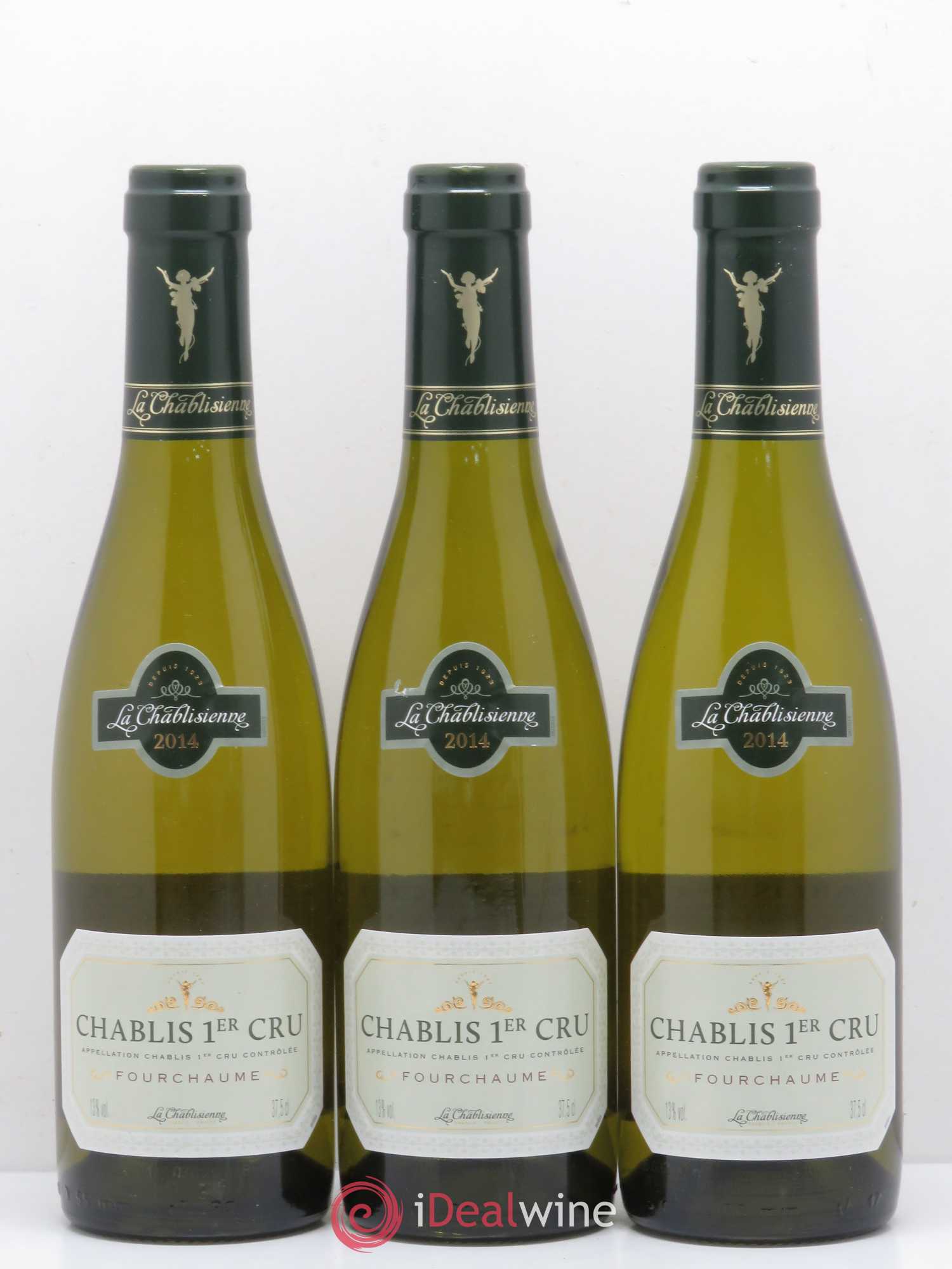 Chablis 1er Cru Fourchaume La Chablisienne 2014 - Posten von 3 Demi-Flaschen - 0