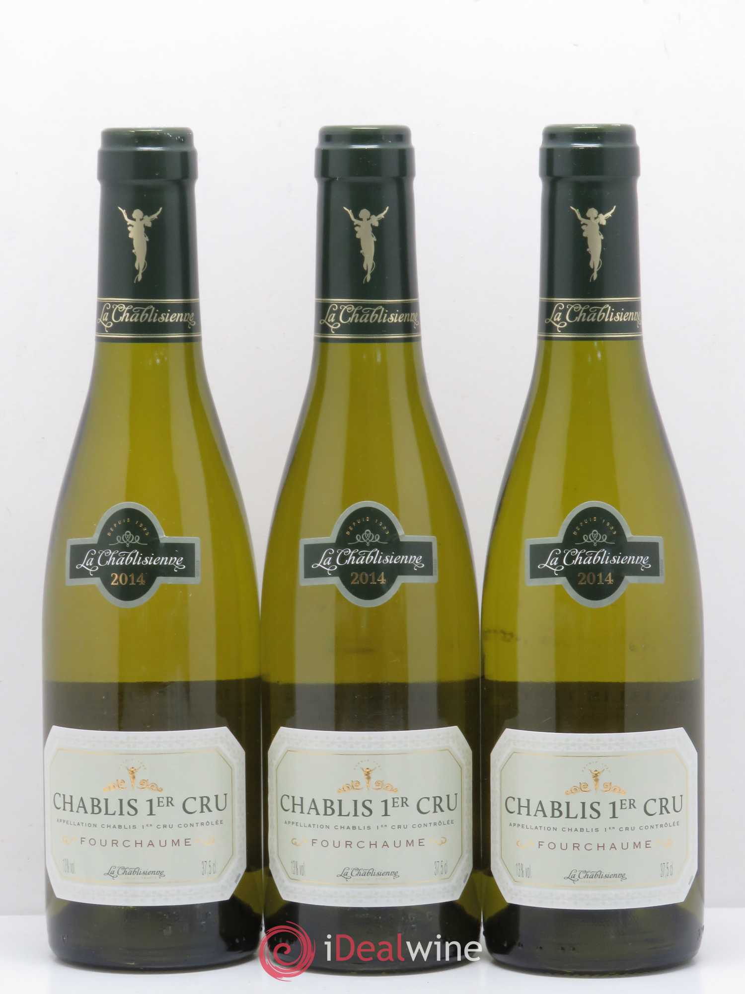 Chablis 1er Cru Fourchaume La Chablisienne 2014 - Posten von 3 Demi-Flaschen - 0