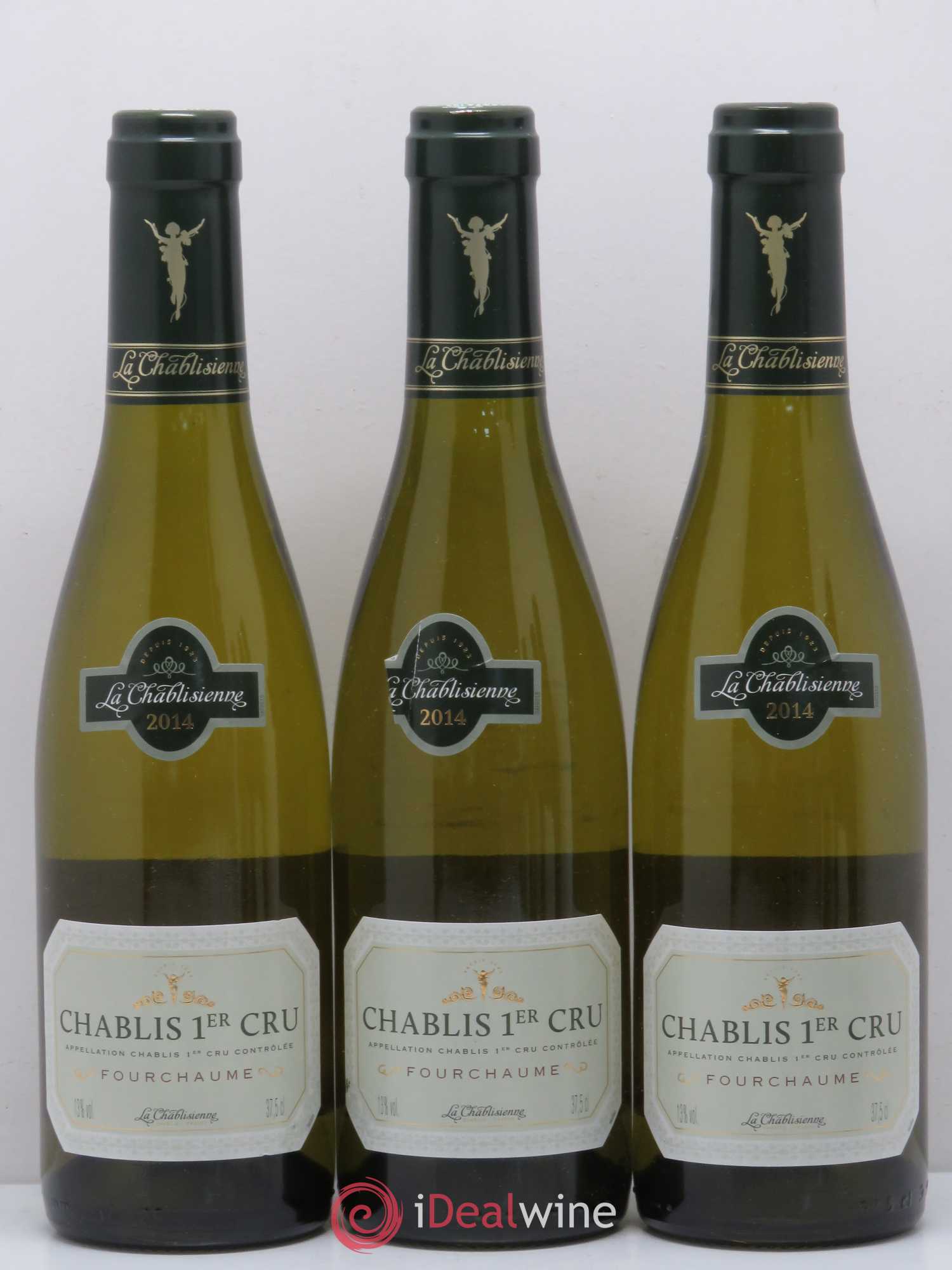 Chablis 1er Cru Fourchaume La Chablisienne 2014 - Posten von 6 Demi-Flaschen - 1