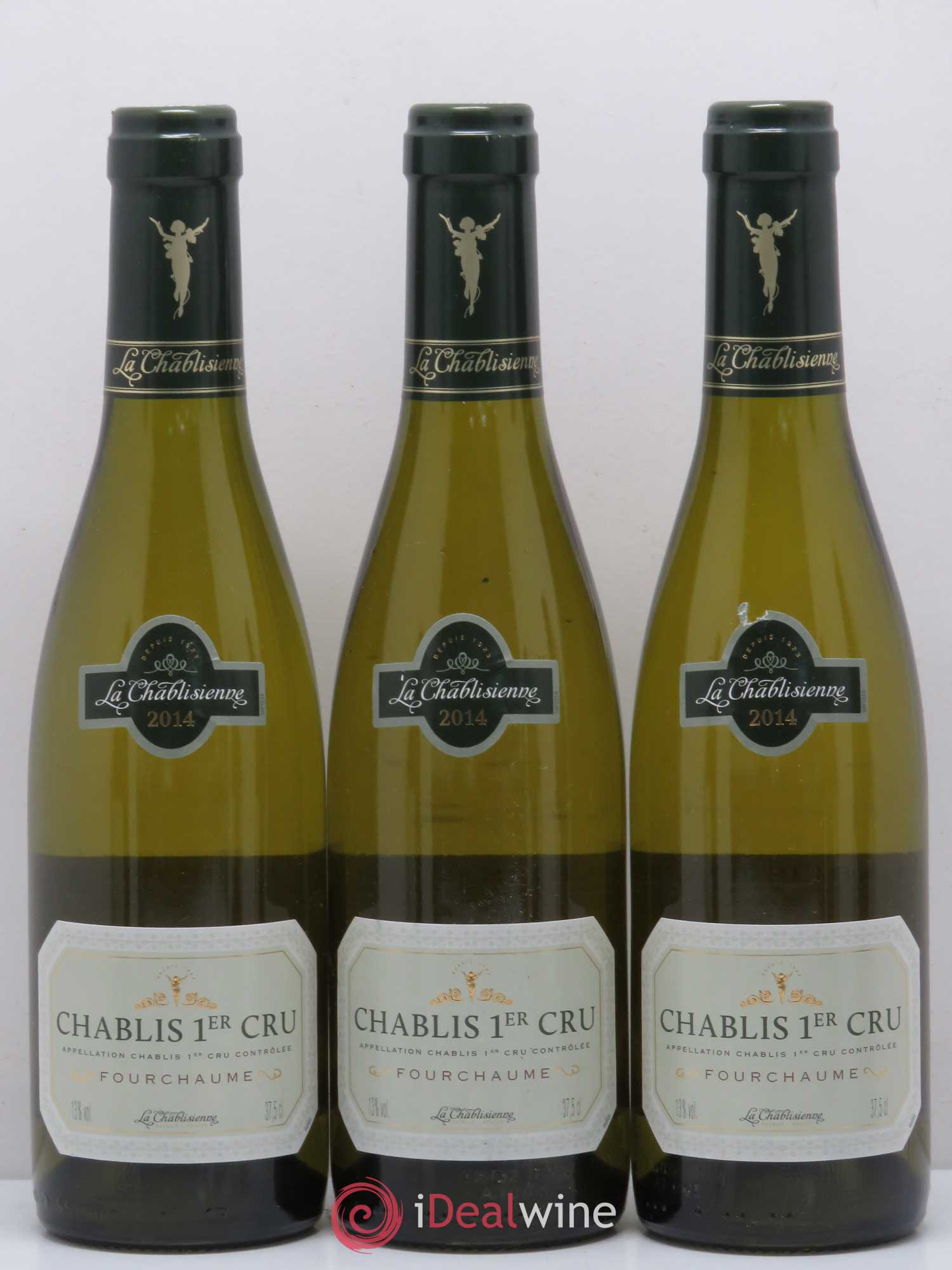 Chablis 1er Cru Fourchaume La Chablisienne 2014 - Posten von 6 Demi-Flaschen - 2