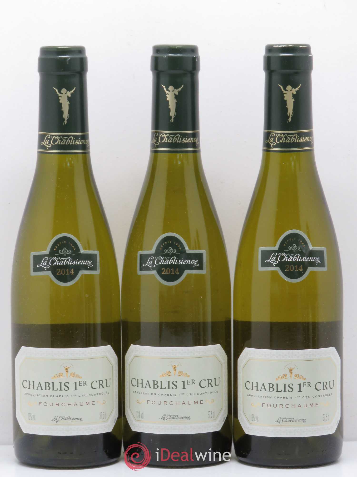 Chablis 1er Cru Fourchaume La Chablisienne 2014 - Posten von 6 Demi-Flaschen - 1