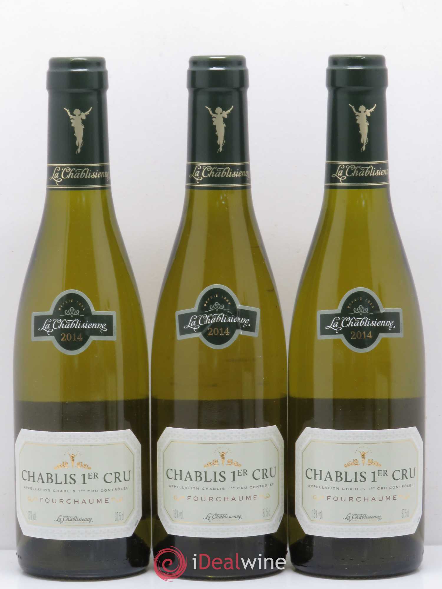 Chablis 1er Cru Fourchaume La Chablisienne 2014 - Posten von 6 Demi-Flaschen - 2
