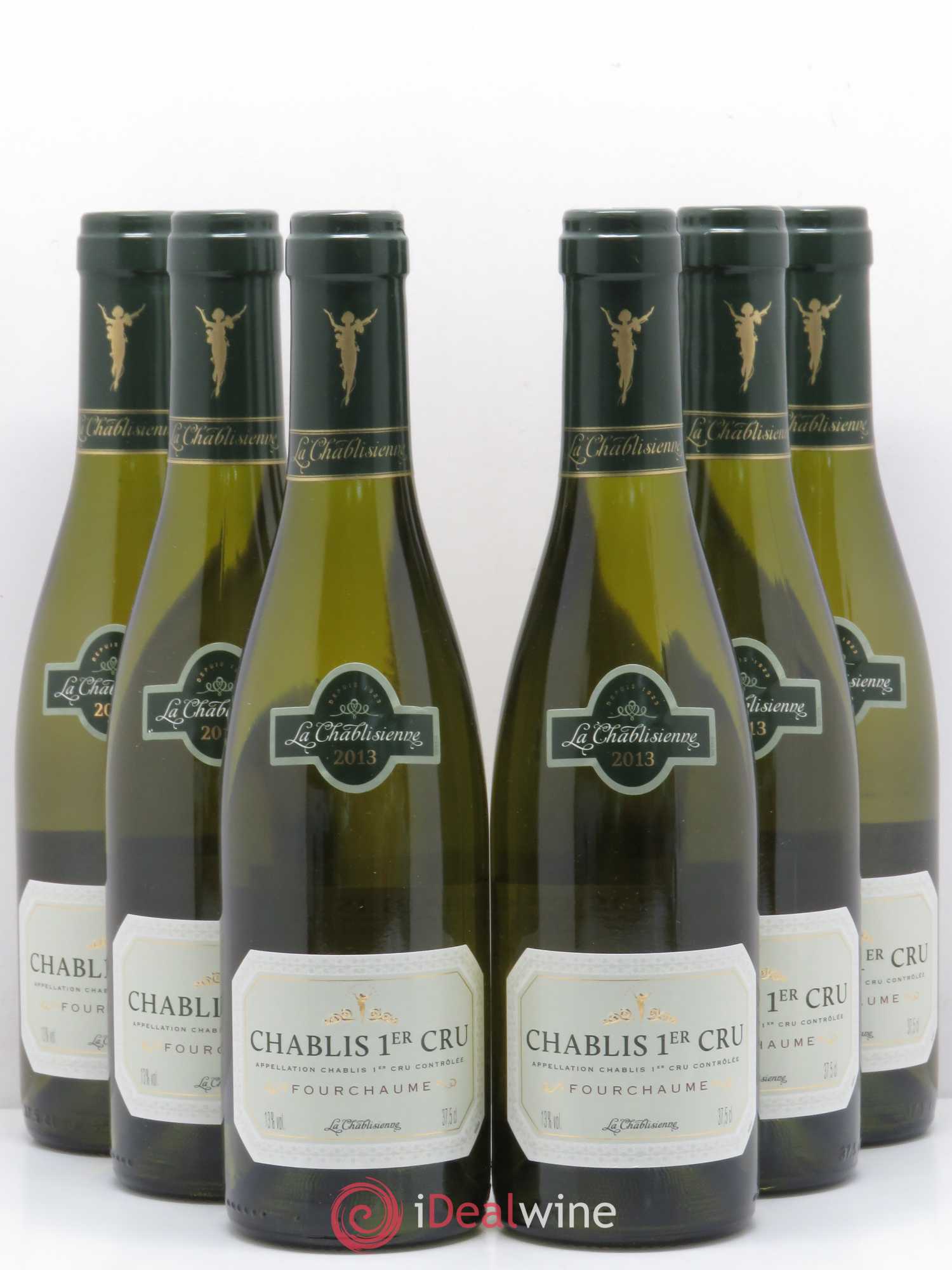 Chablis 1er Cru Fourchaume La Chablisienne 2013 - Posten von 6 Demi-Flaschen - 0