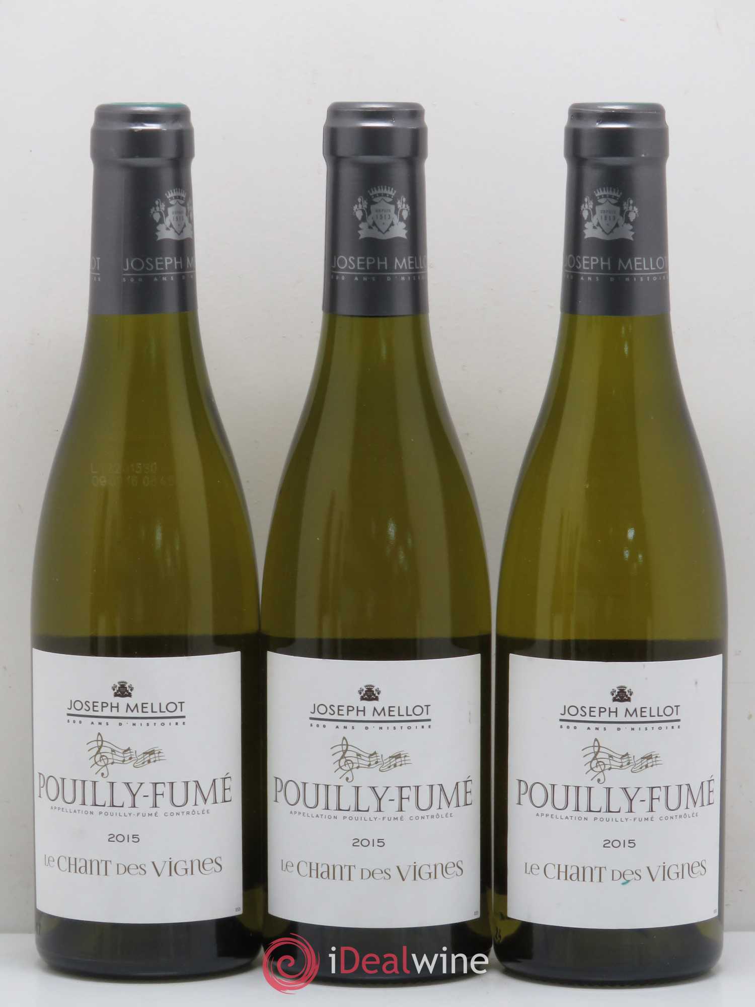 Pouilly-Fumé Chant des Vignes J. Mellot 2015 - Posten von 6 Demi-Flaschen - 2