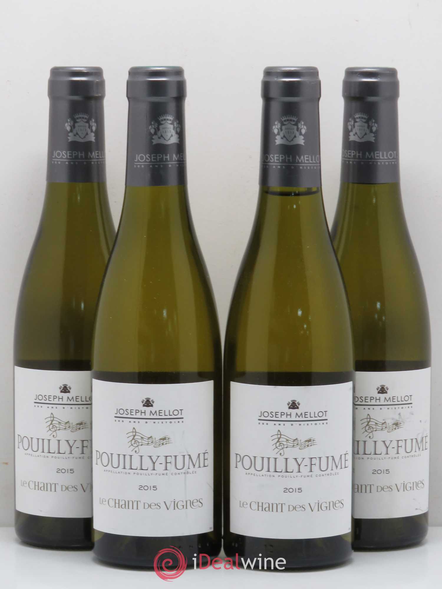Pouilly-Fumé Chant des Vignes J. Mellot 2015 - Posten von 4 Demi-Flaschen - 0