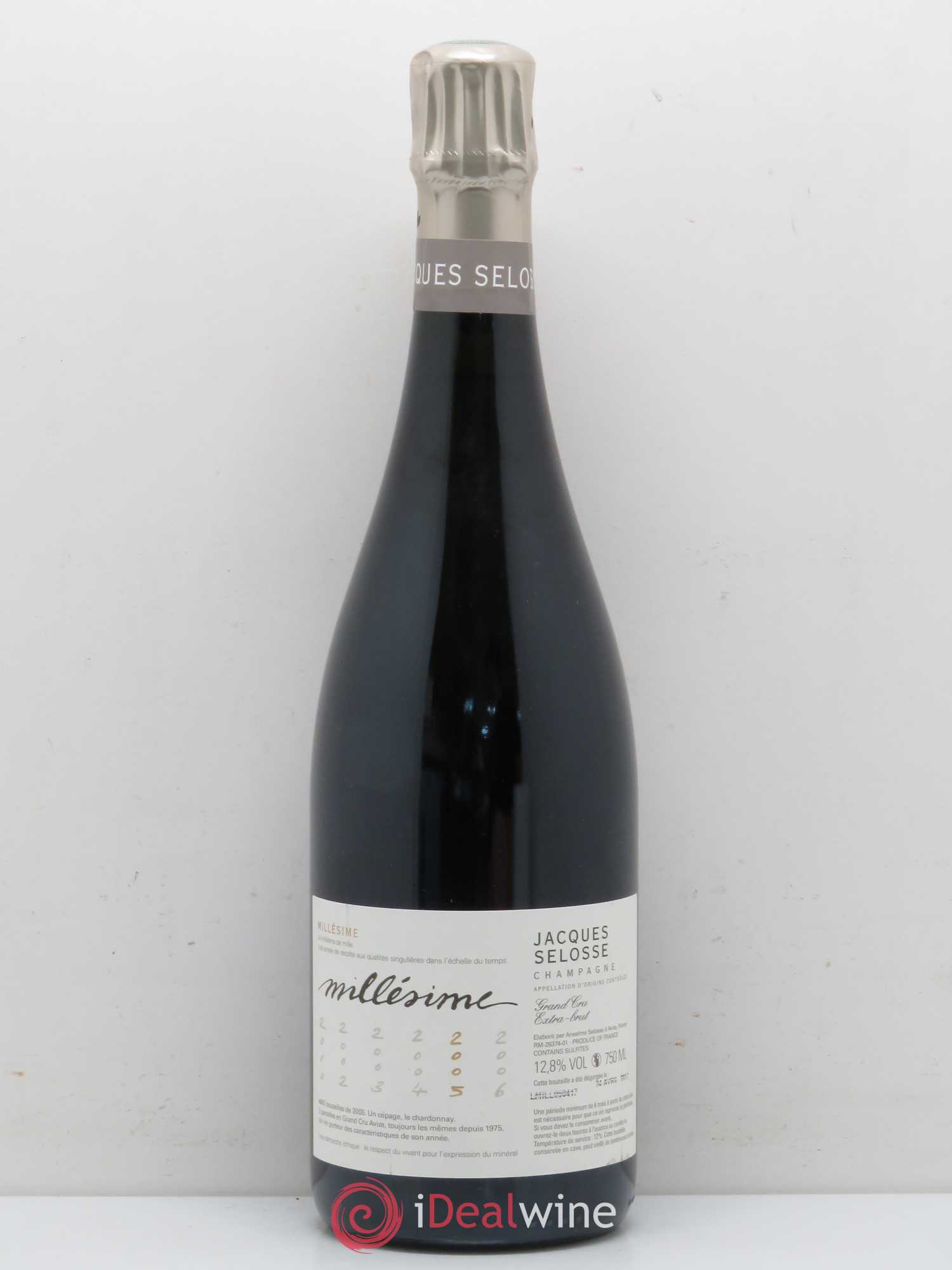 Champagne Selosse Extra Brut Grand Cru 2005 - Posten von 1 Flasche - 0