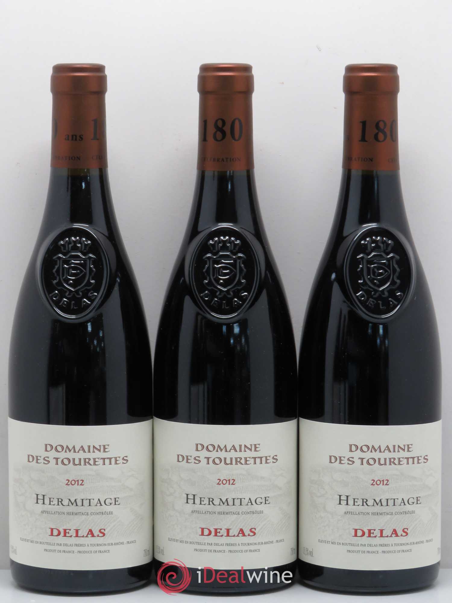 Hermitage Domaine des Tourettes Delas Frères 2012 - Lot de 6 bouteilles - 2