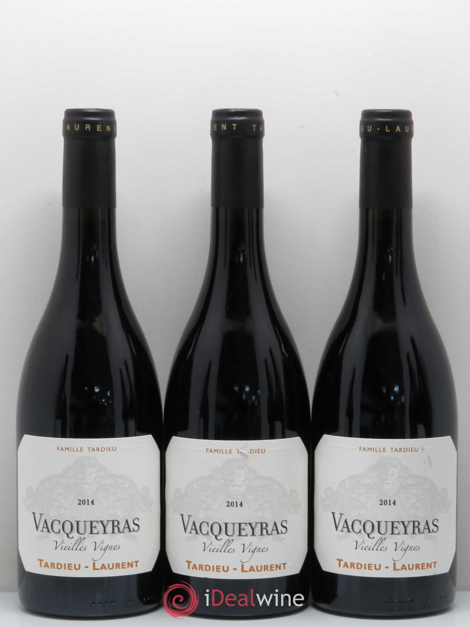 Vacqueyras Vieilles vignes Laurent Tardieu 2014 - Posten von 6 Flaschen - 1