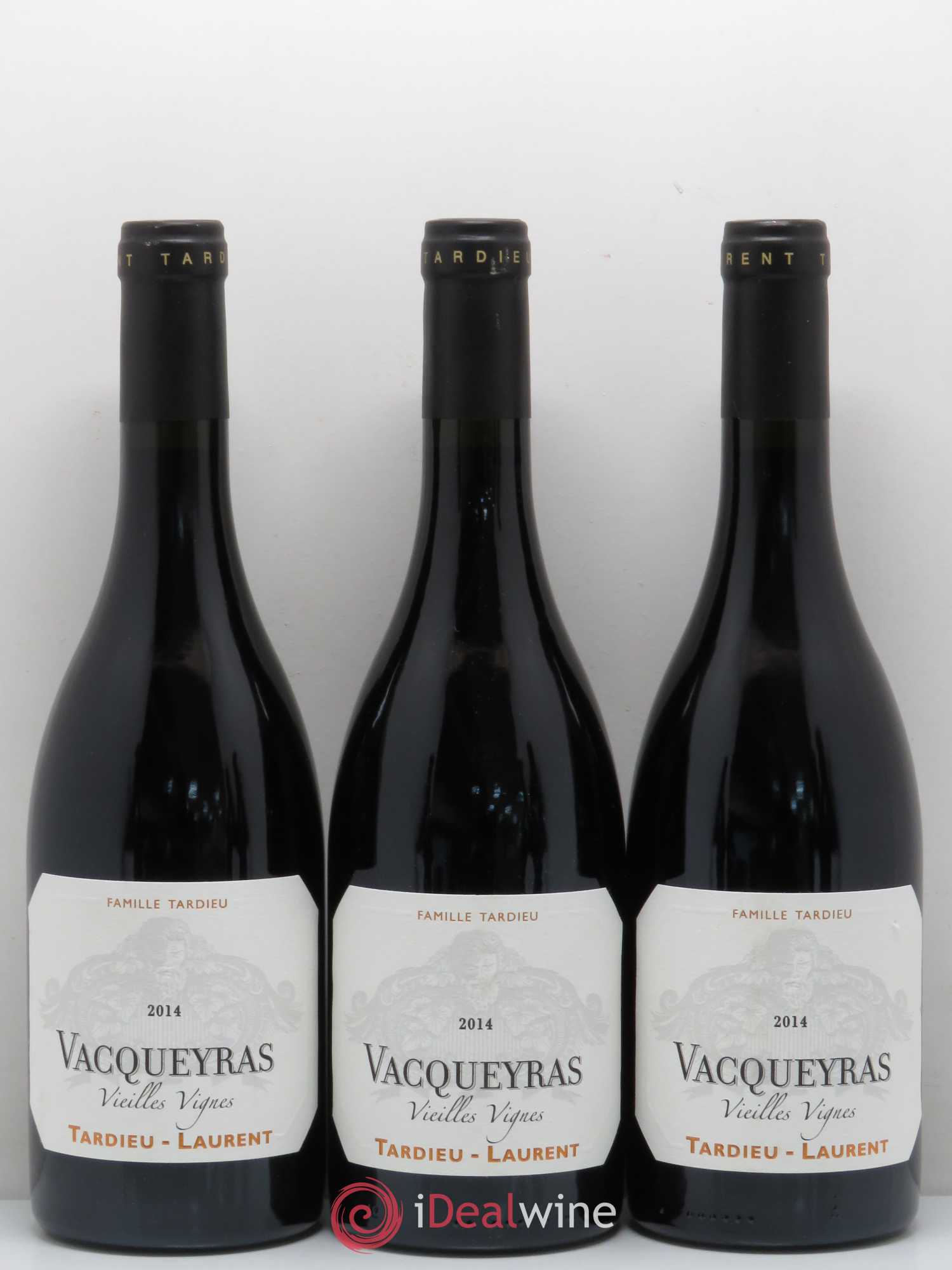 Vacqueyras Vieilles vignes Laurent Tardieu 2014 - Posten von 6 Flaschen - 2