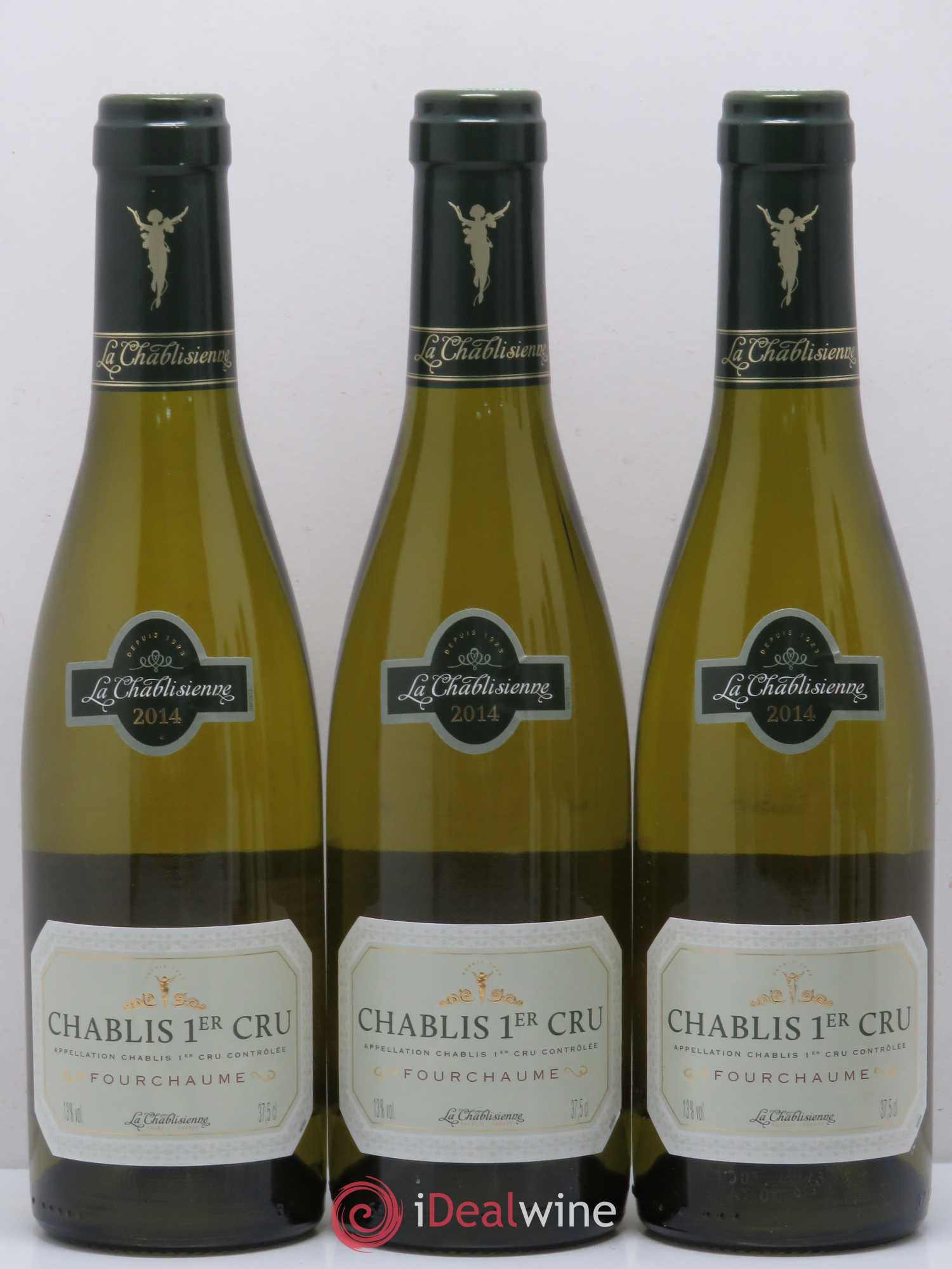 Chablis 1er Cru Fourchaume La Chablisienne 2014 - Posten von 6 Demi-Flaschen - 1