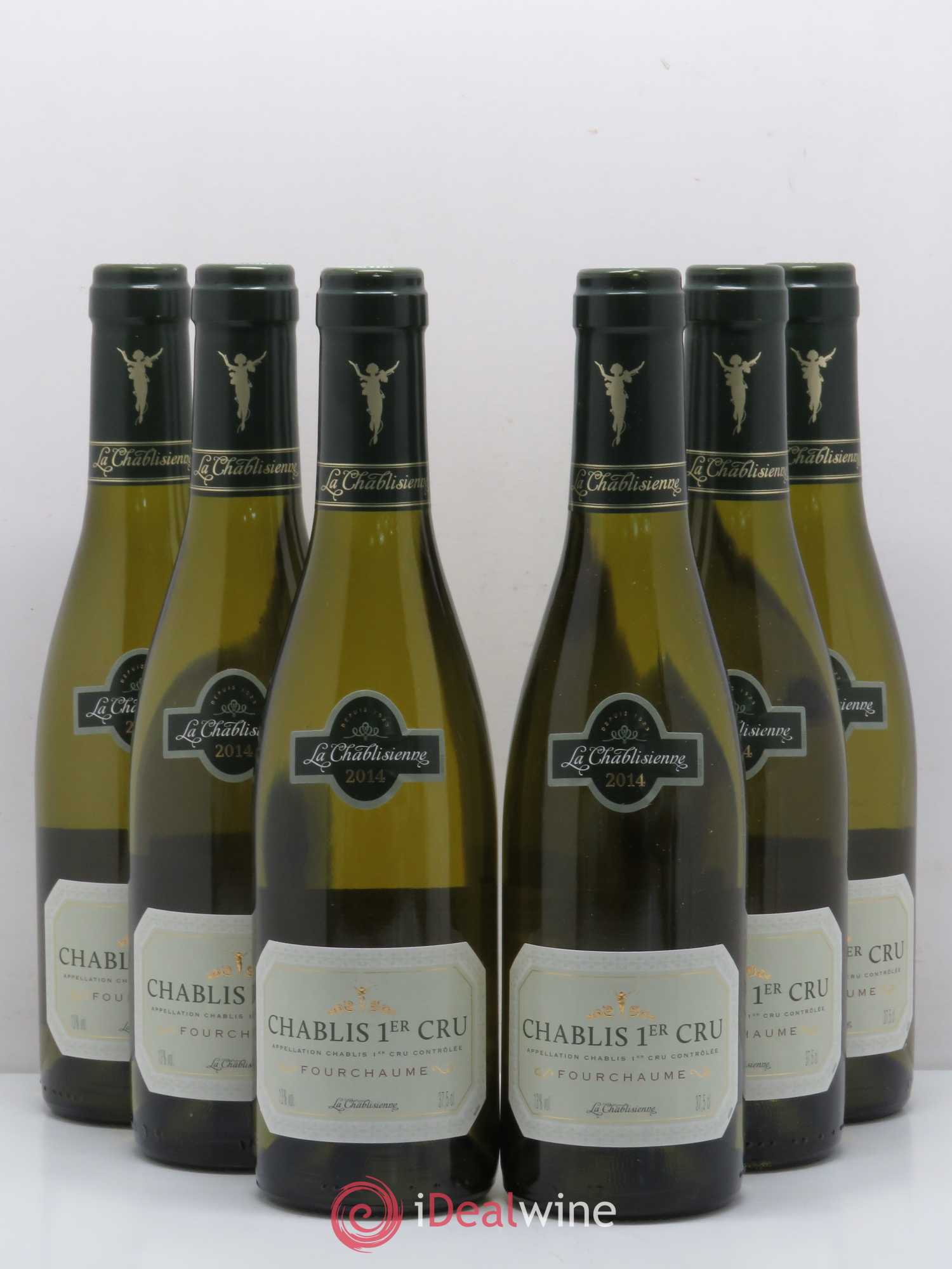 Chablis 1er Cru Fourchaume La Chablisienne 2014 - Posten von 6 Demi-Flaschen - 0