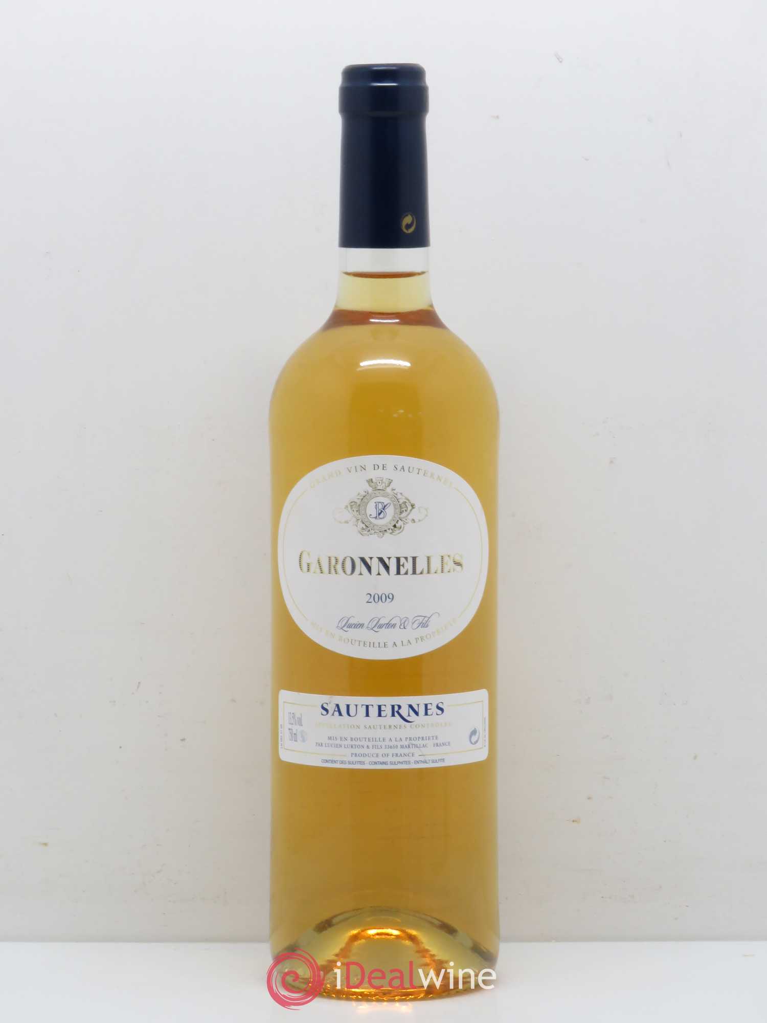 Sauternes Les Garonnelles 2009 - Posten von 1 Flasche - 0