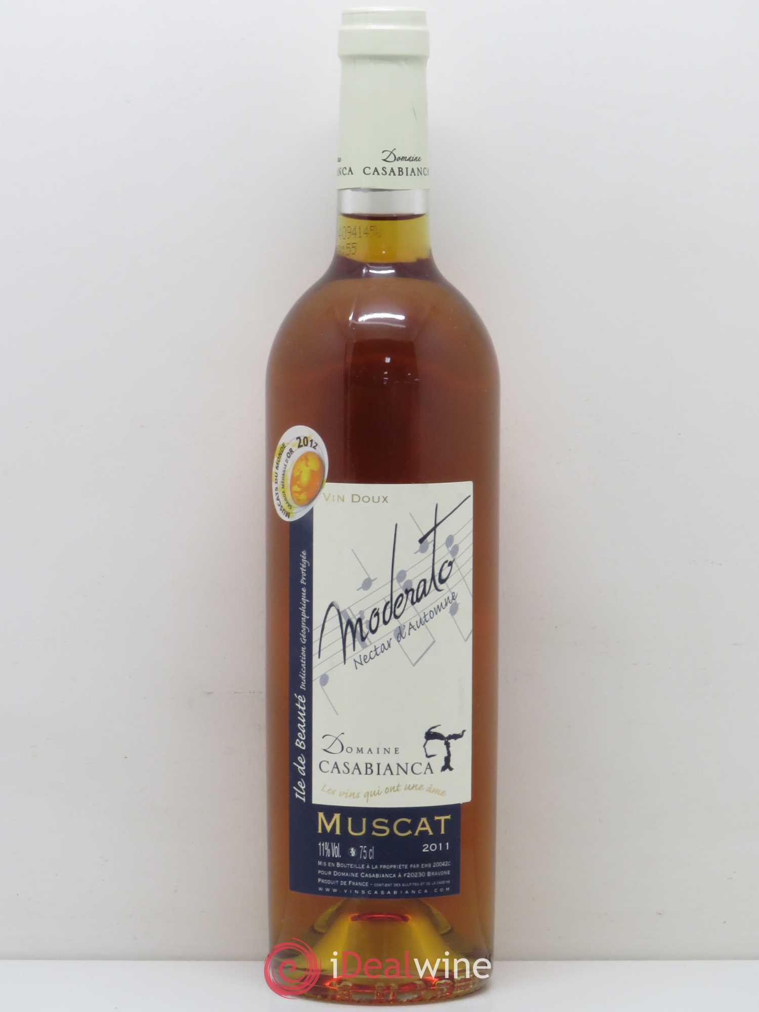 Vin de Corse Muscat Moderato 2011 - Lot de 1 bouteille - 0