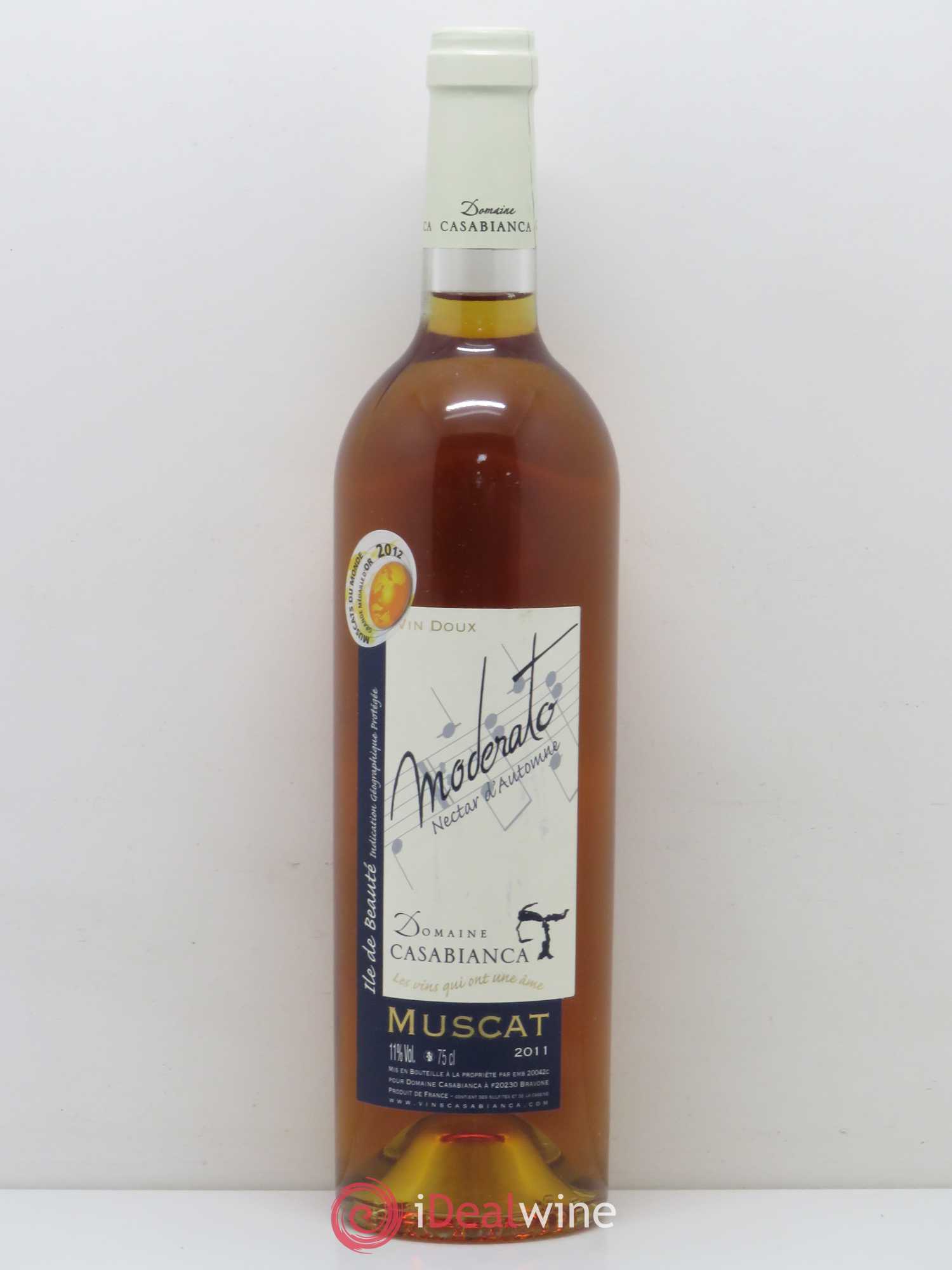 Vin de Corse Muscat Moderato (sans prix de réserve) 2011 - Posten von 1 Flasche - 0