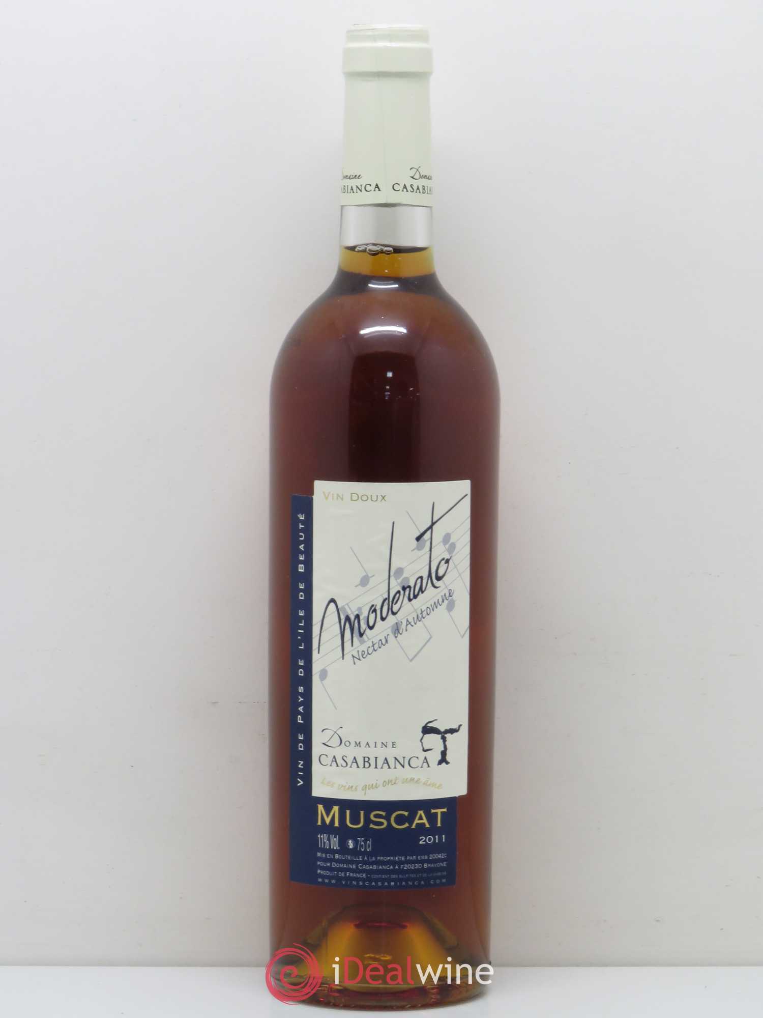 Vin de Corse Muscat Moderato Nectar d'Automne Casabianca (sans prix de réserve) 2011 - Posten von 1 Flasche - 0