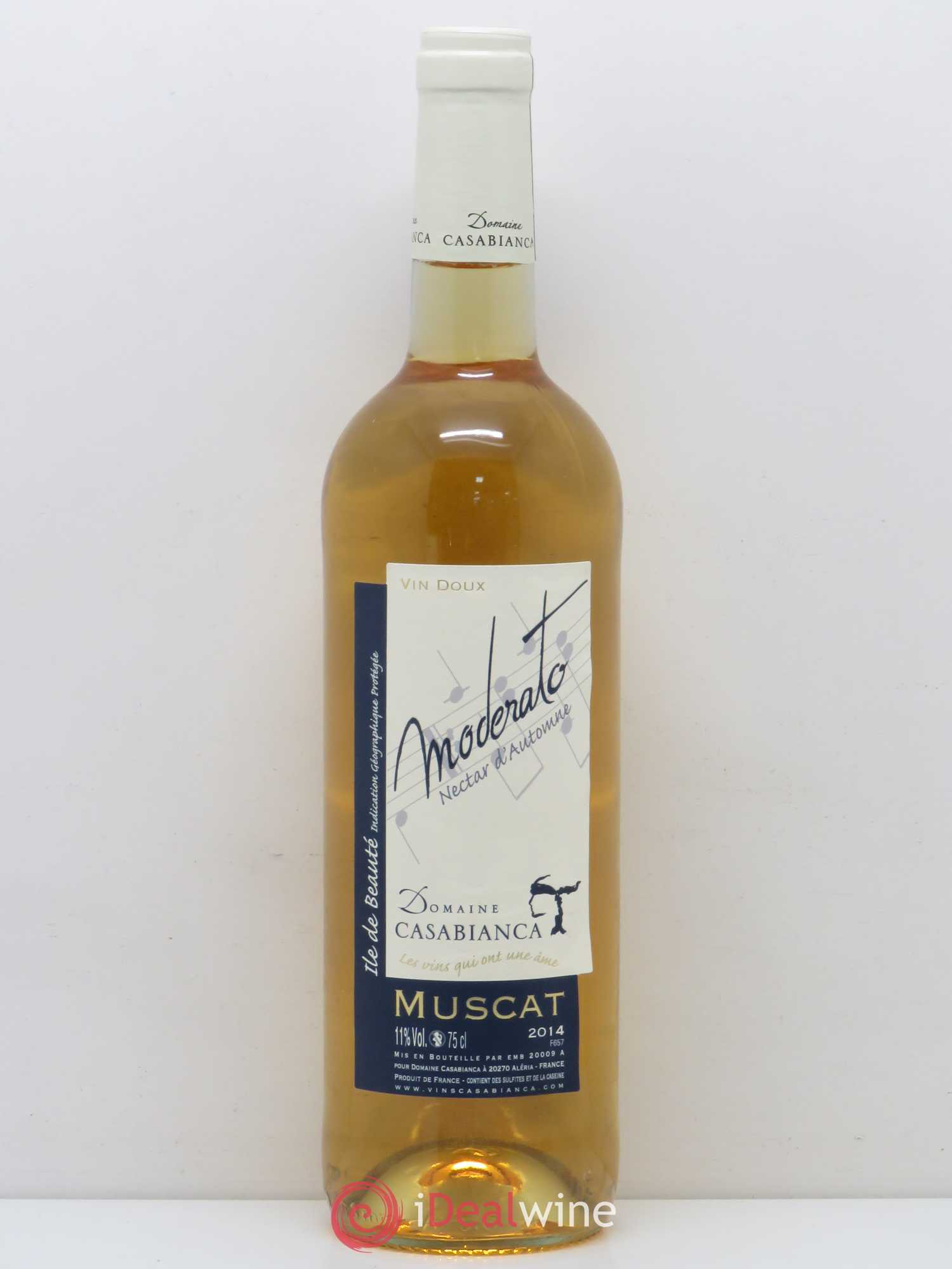 Vin de Corse Muscat Moderato Nectar d'Automne 2014 - Lot de 1 bouteille - 0