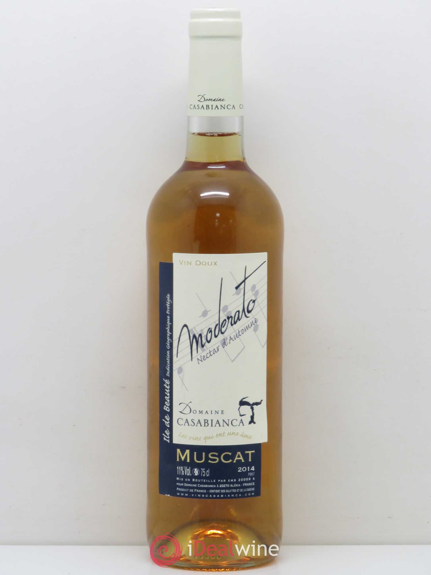 Vin de Corse Muscat Moderato Nectar d'Automne 2014 - Lot de 1 bouteille - 0