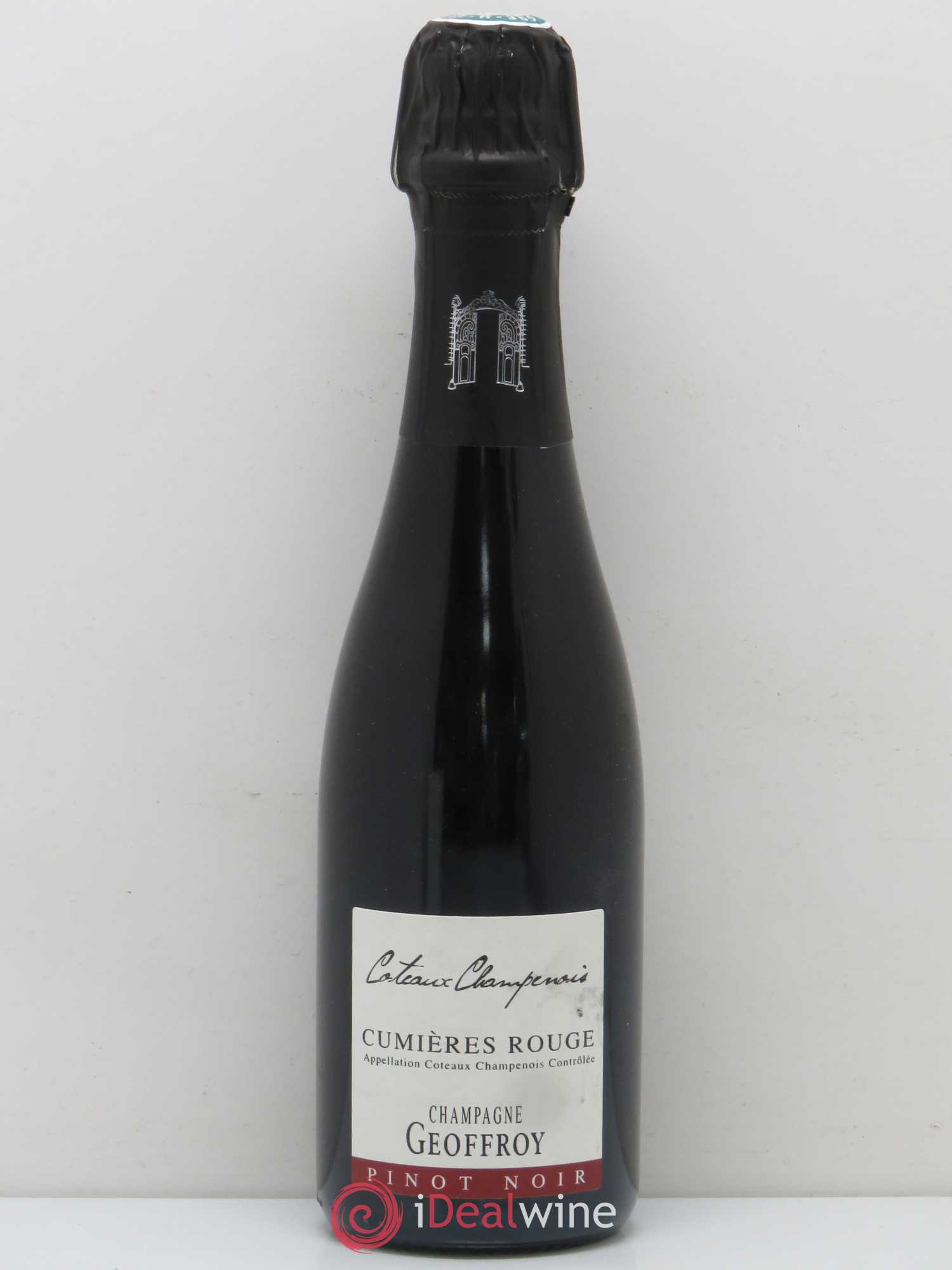 Divers Coteaux champenois Geoffroy Cumières rouge pinot noir (sans prix de réserve) - Posten von 1 Demi-Flasche - 0