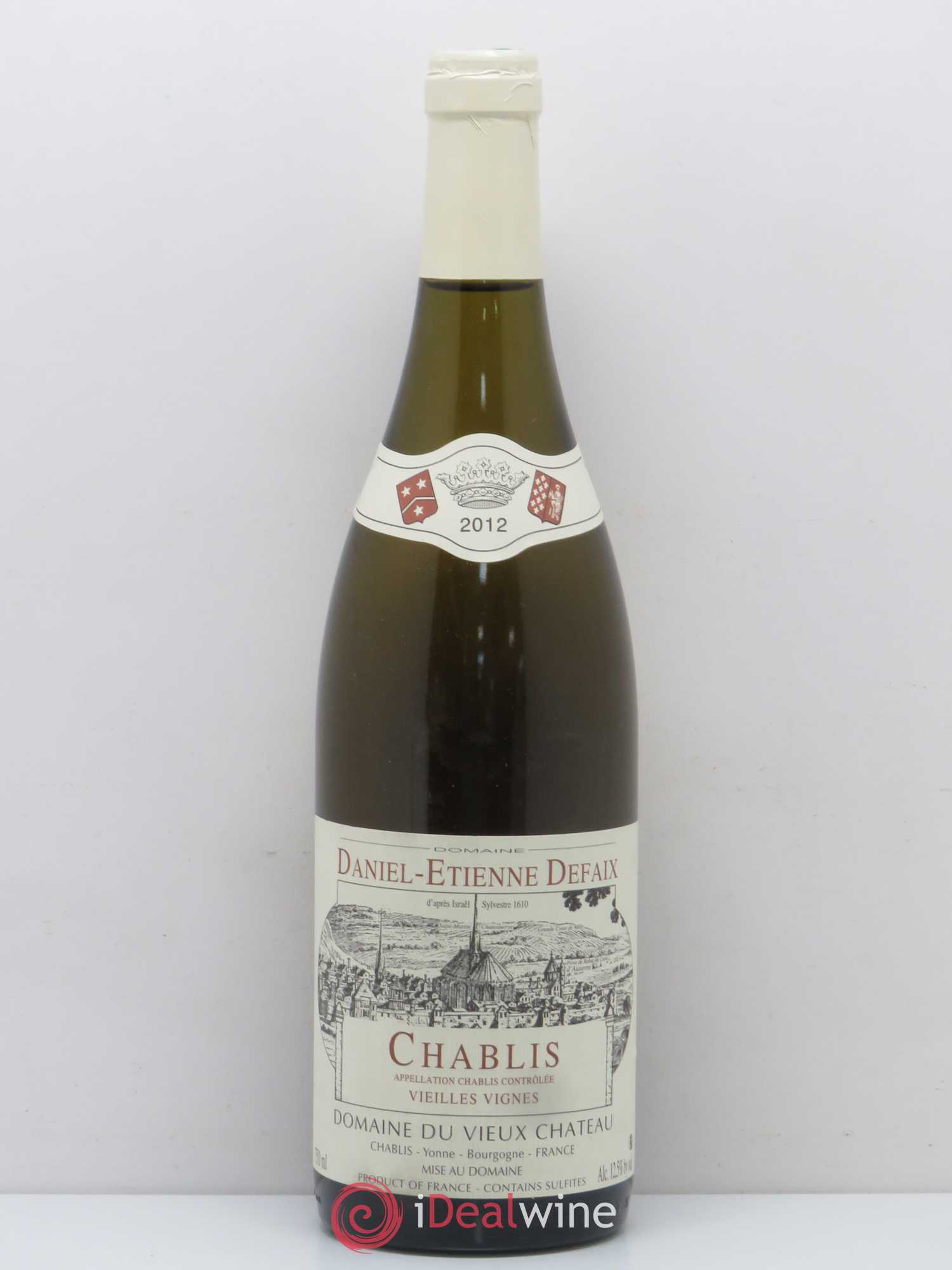 Chablis Daniel Etienne Defaix Domaine du Vieux Château 2012 - Posten von 1 Flasche - 0