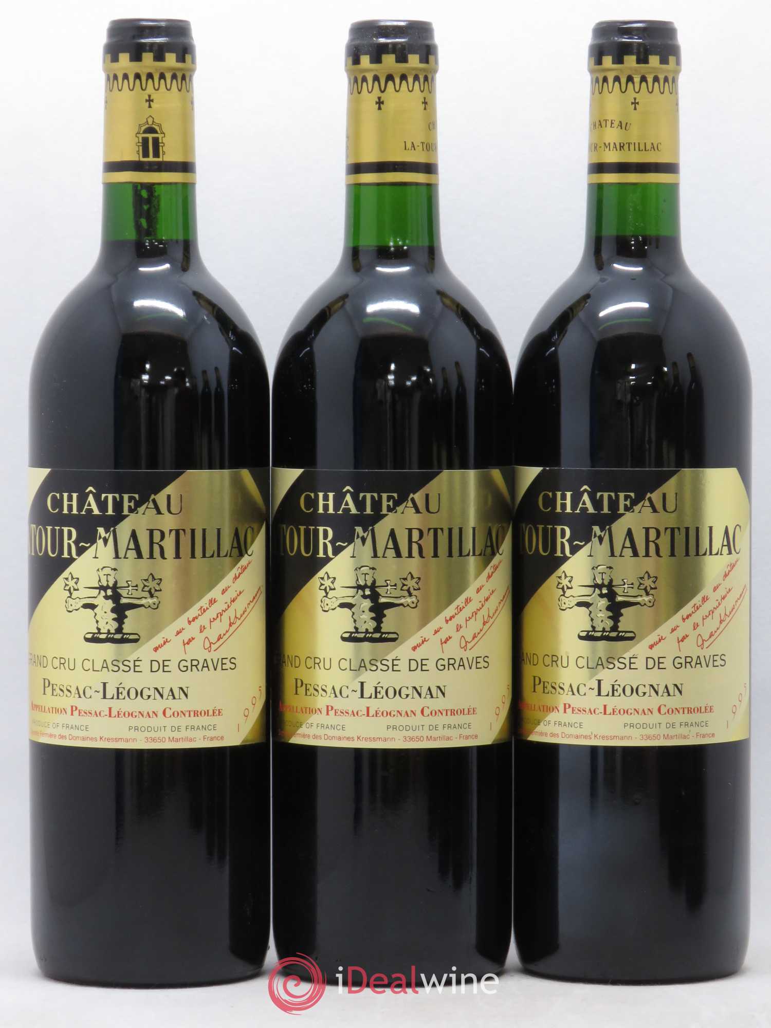 Château Latour-Martillac Cru Classé de Graves 1995 - Lot de 12 bouteilles - 2