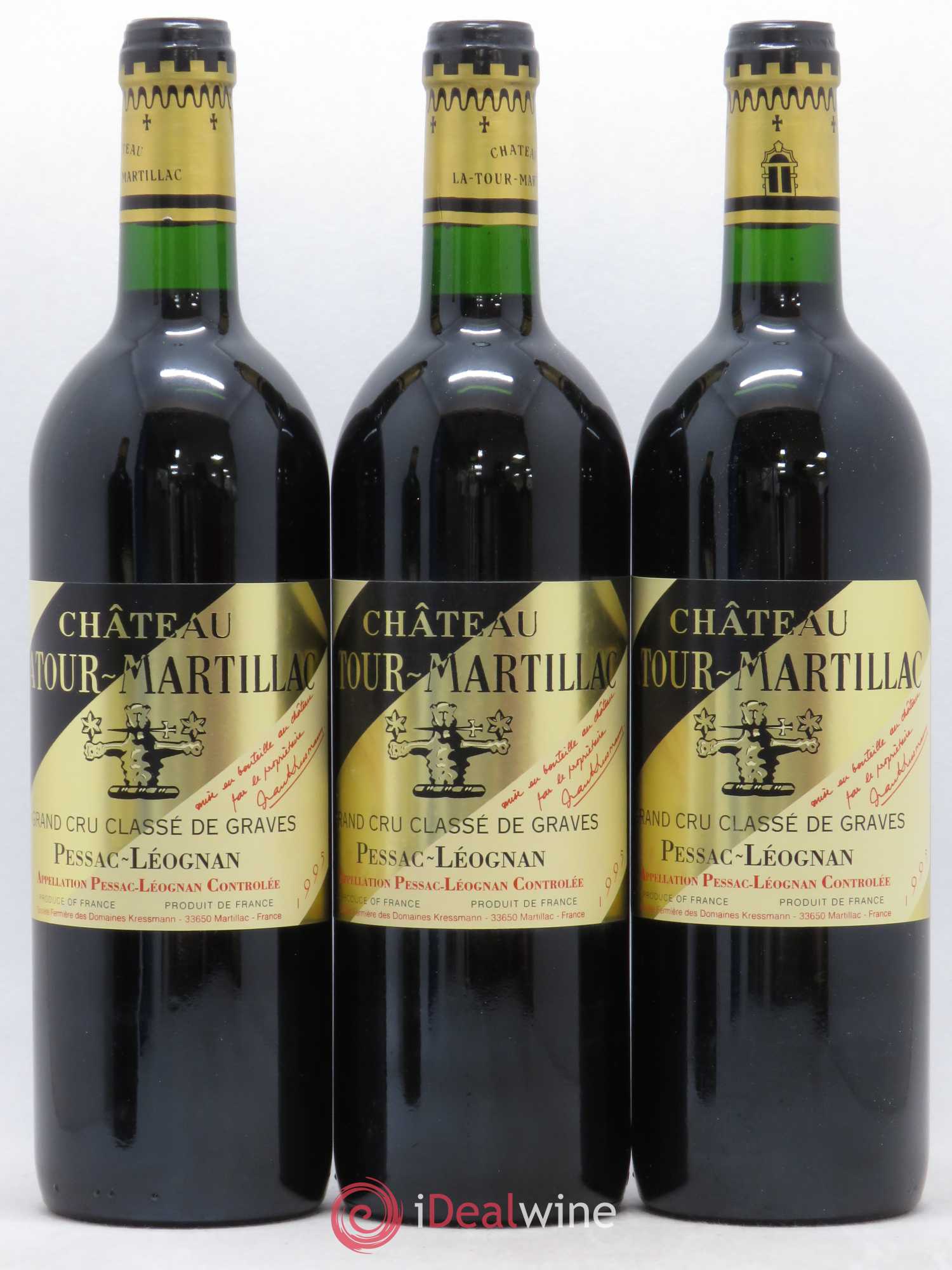 Château Latour-Martillac Cru Classé de Graves 1995 - Lot de 12 bouteilles - 3