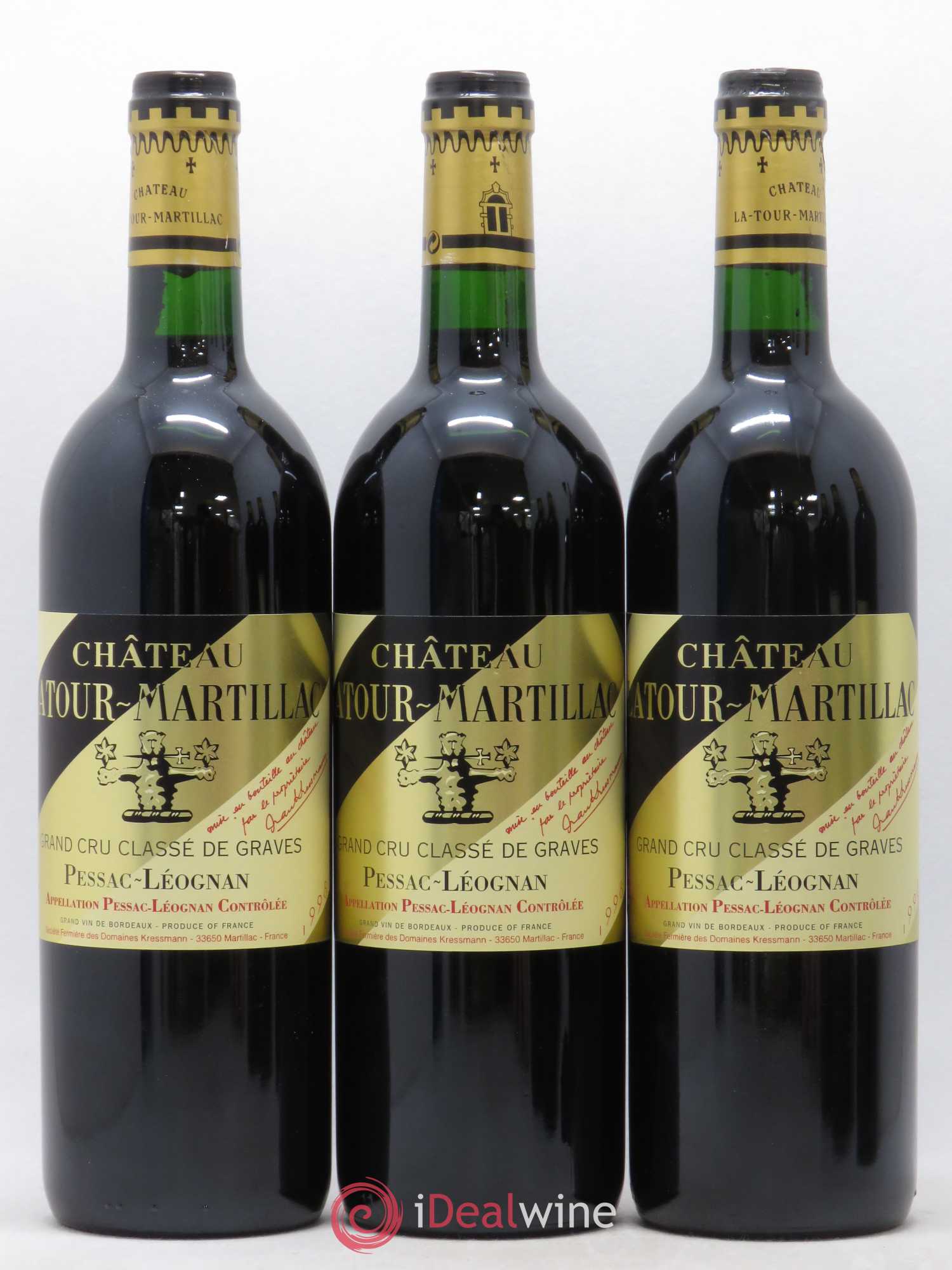 Château Latour-Martillac Cru Classé de Graves 1998 - Lot de 12 bouteilles - 4