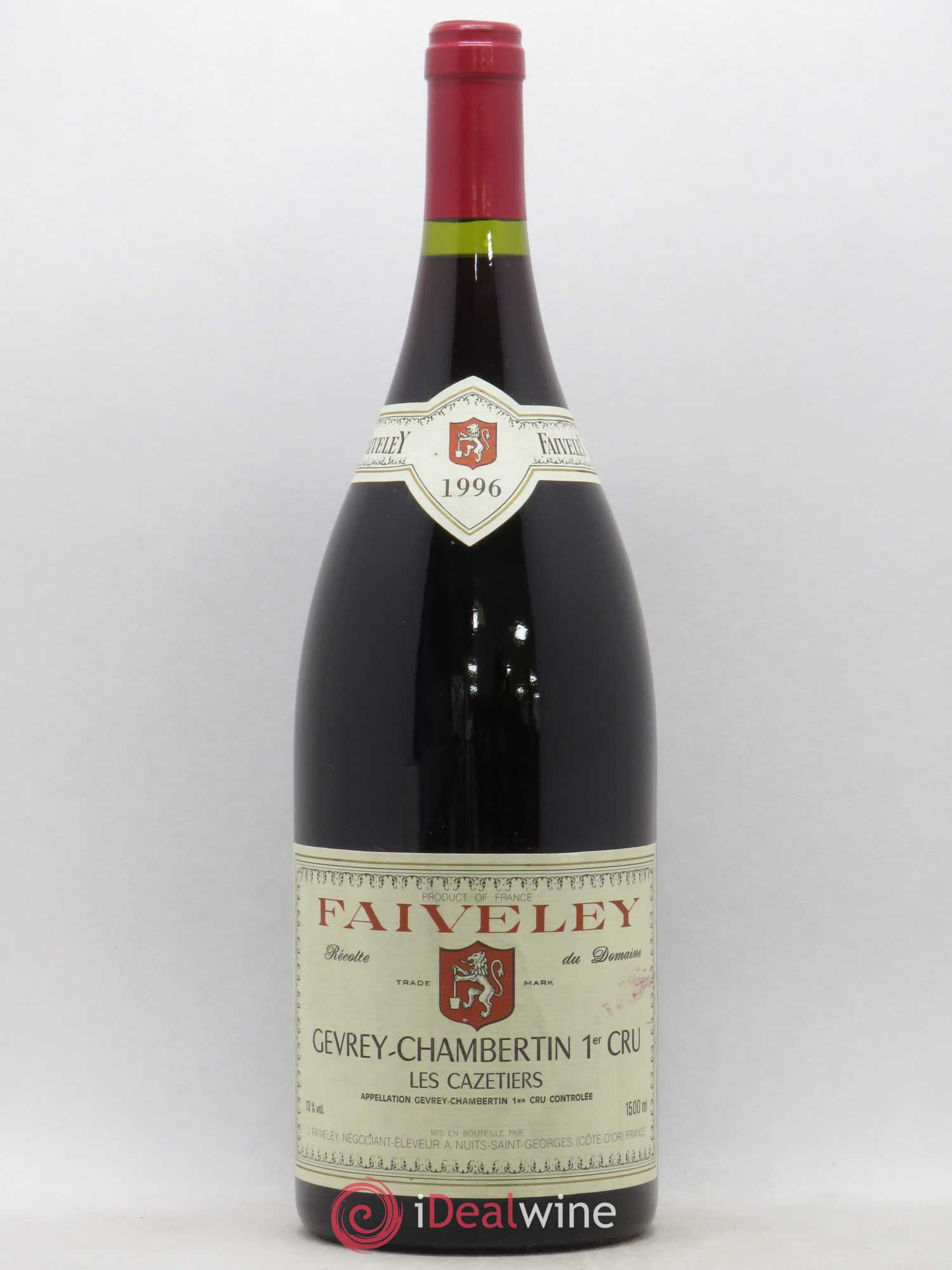 Gevrey-Chambertin 1er Cru Les Cazetiers Faiveley 1996 - Lot de 1 magnum - 0