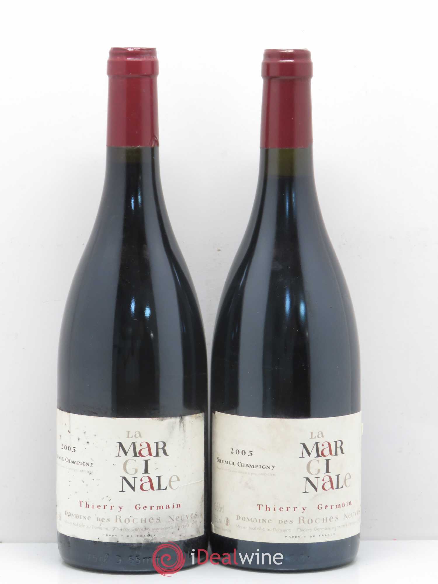 Saumur-Champigny La Marginale Domaine des Roches Neuves - Thierry Germain 2005 - Lot de 2 bouteilles - 0