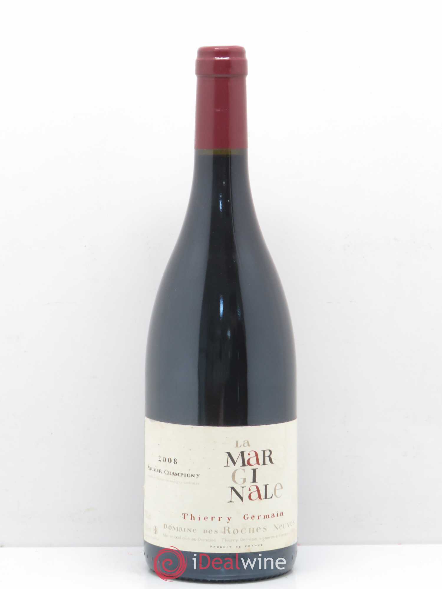 Saumur-Champigny La Marginale Domaine des Roches Neuves - Thierry Germain 2008 - Lot de 1 bouteille - 0