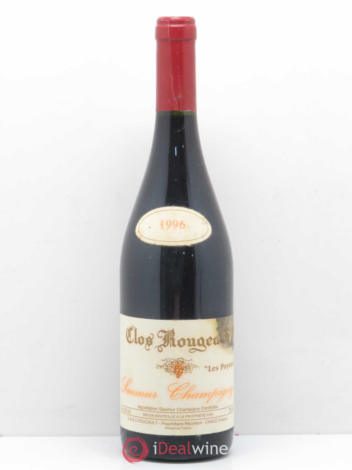 Saumur-Champigny Les Poyeux Clos Rougeard 1996 - Lot de 1 bouteille - 0