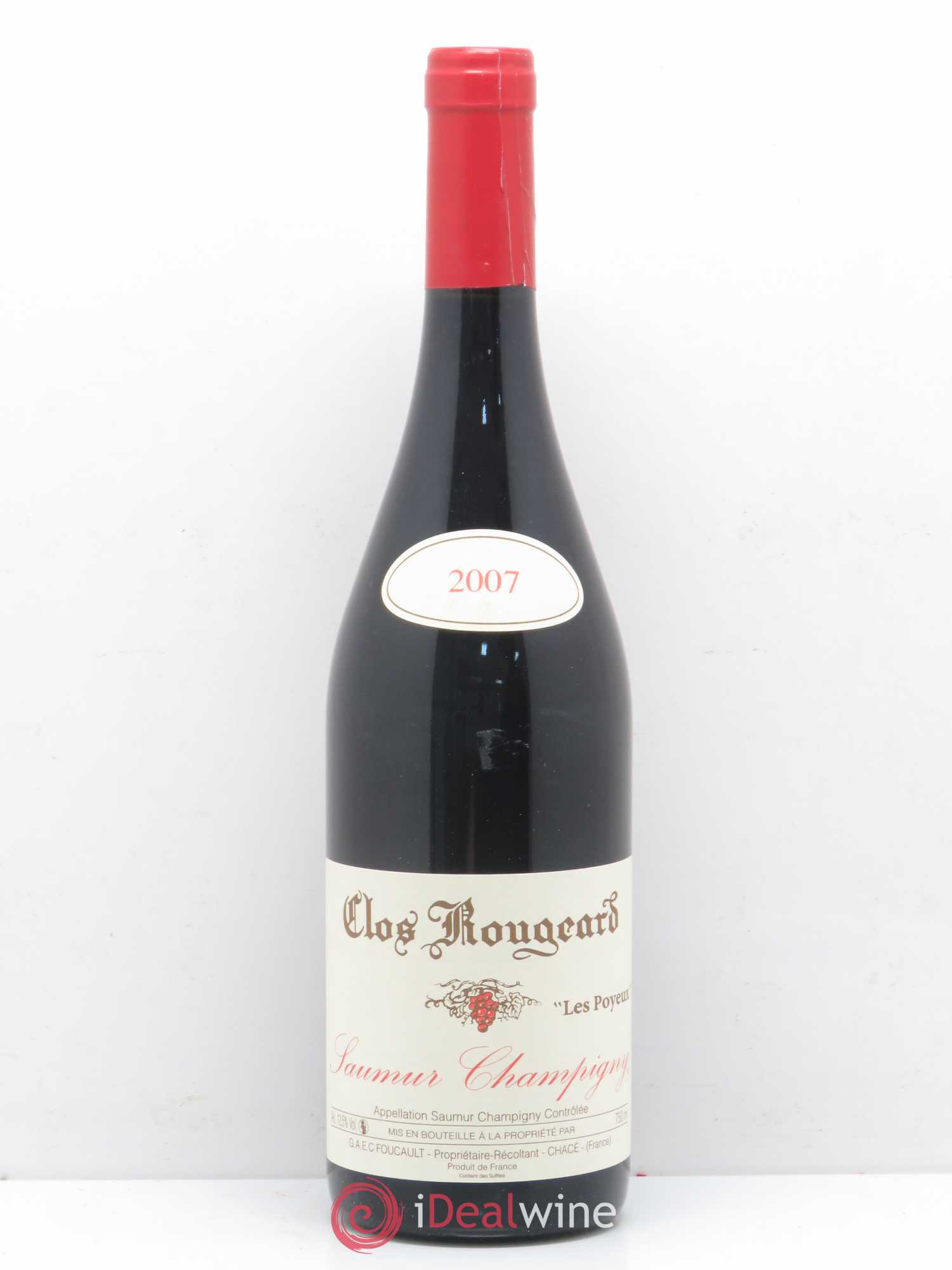 Saumur-Champigny Les Poyeux Clos Rougeard 2007 - Lot de 1 bouteille - 0