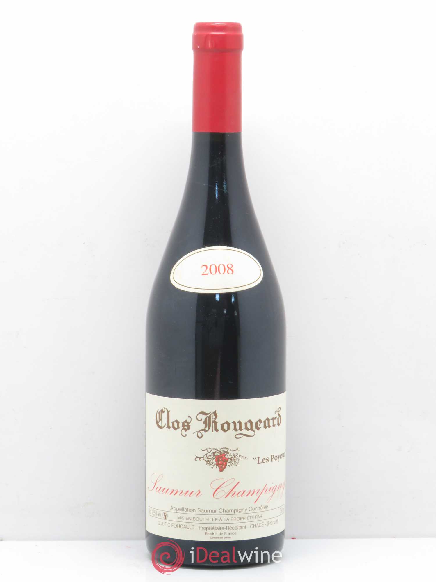 Saumur-Champigny Les Poyeux Clos Rougeard 2008 - Lot de 1 bouteille - 0