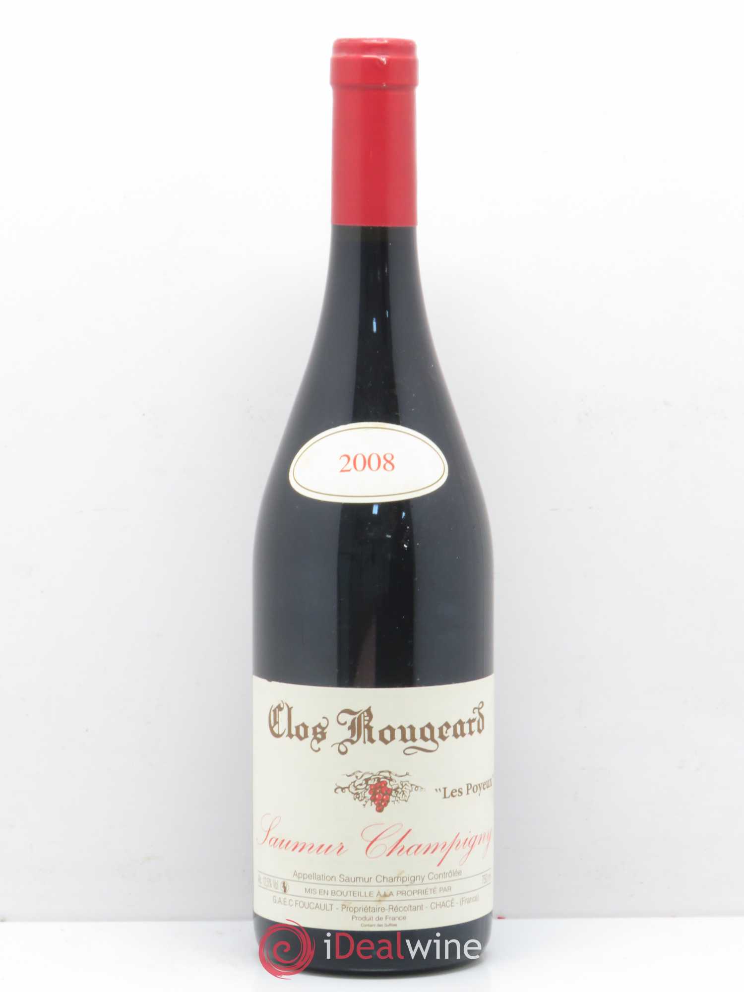 Saumur-Champigny Les Poyeux Clos Rougeard 2008 - Lot de 1 bouteille - 0