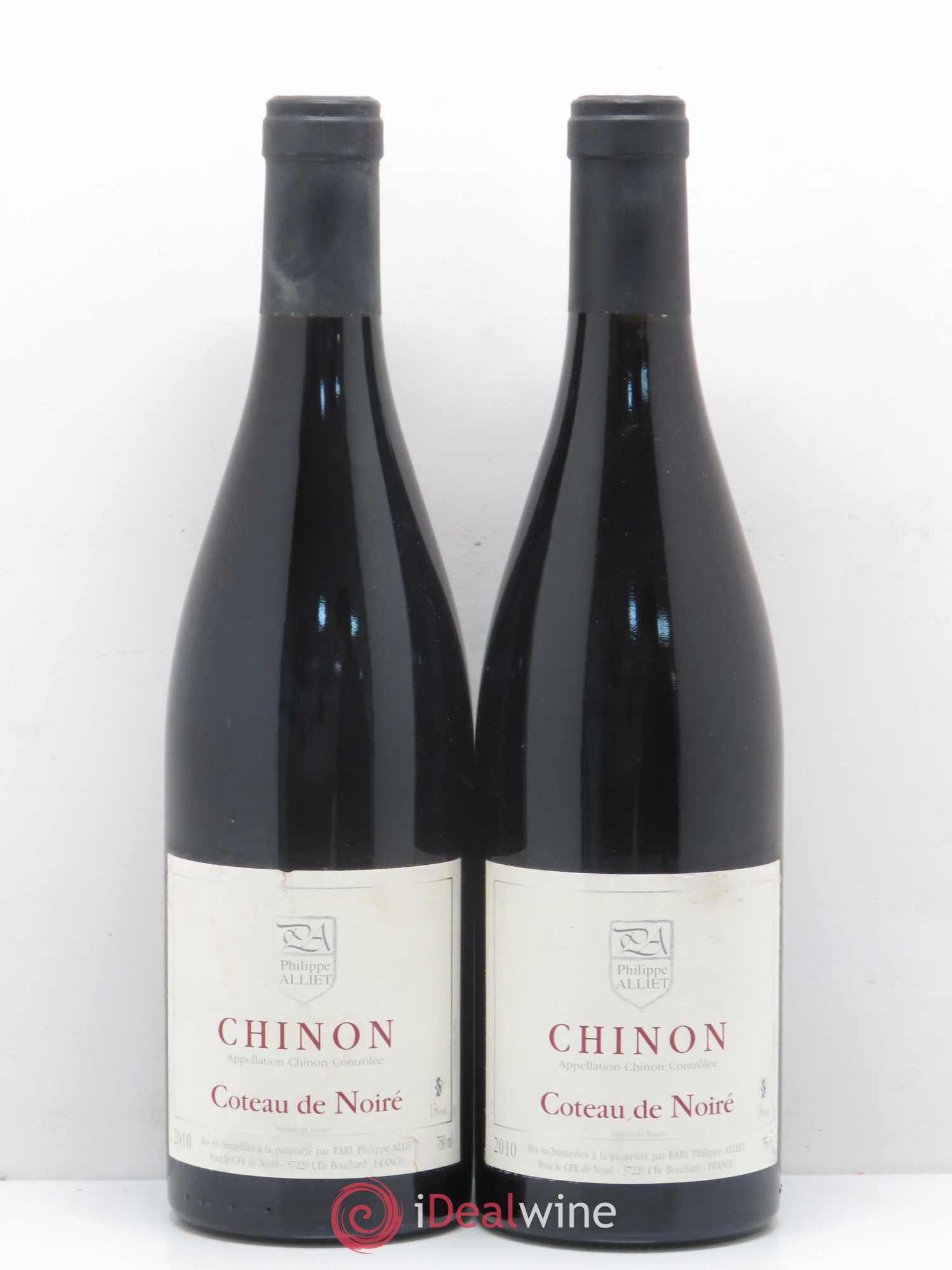 Chinon Coteau de Noiré Philippe Alliet 2010 - Lot de 2 bouteilles - 0